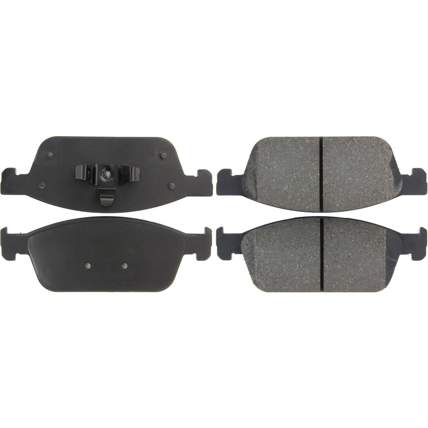 C-Tek Ceramic Brake Pads with Shims  top view frsport 103.16450