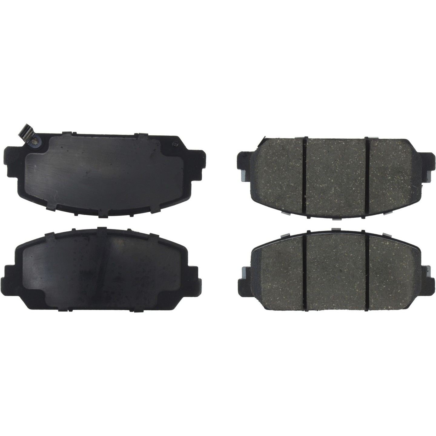 C-Tek Ceramic Brake Pads with Shims  top view frsport 103.16970