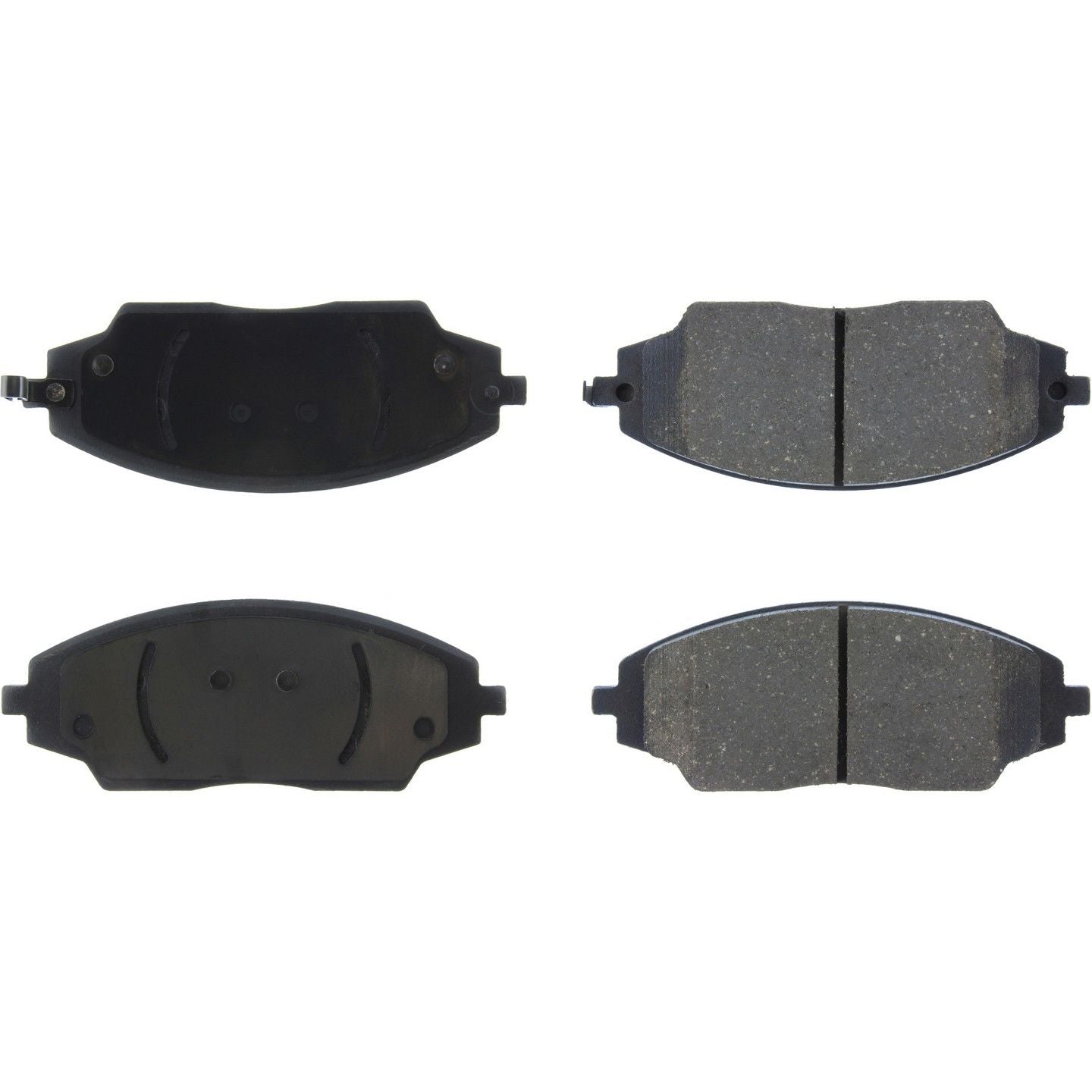 C-Tek Ceramic Brake Pads with Shims  top view frsport 103.17020