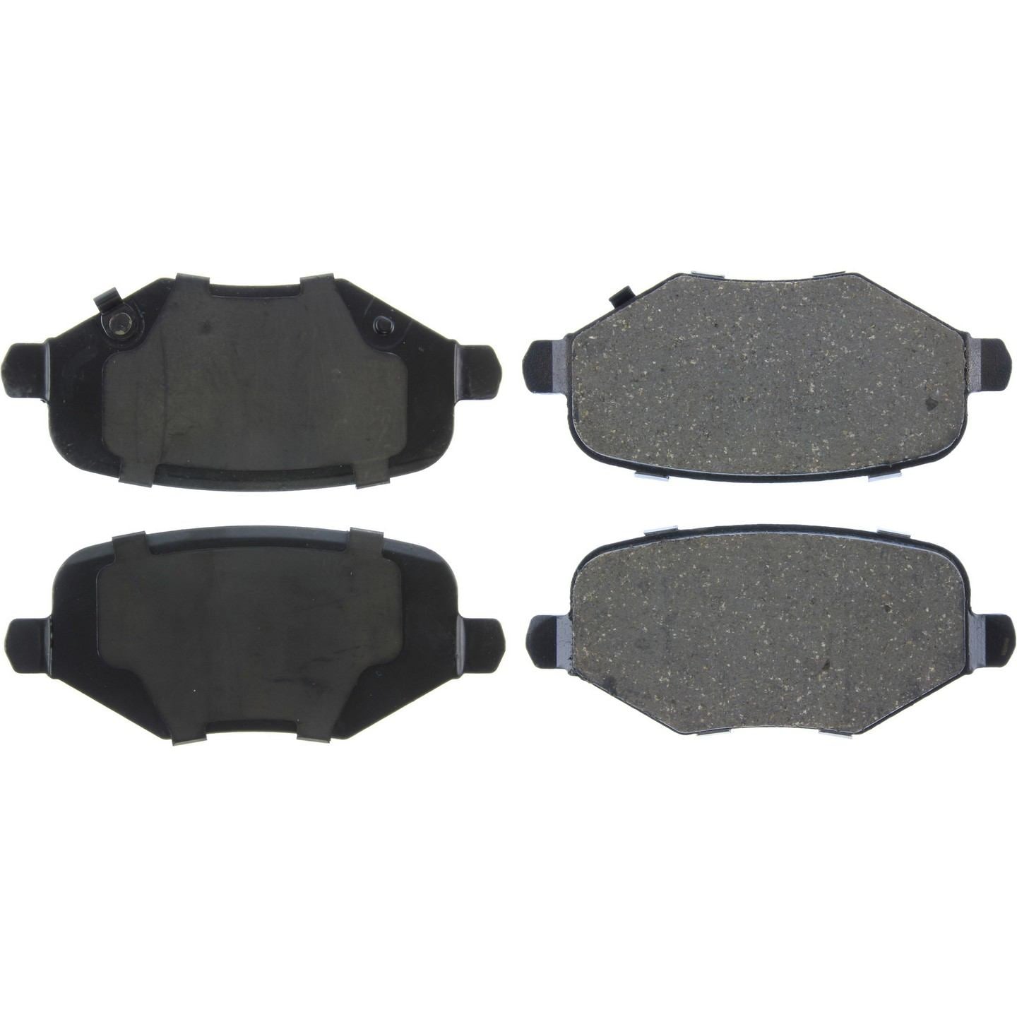 C-Tek Ceramic Brake Pads with Shims  top view frsport 103.17190