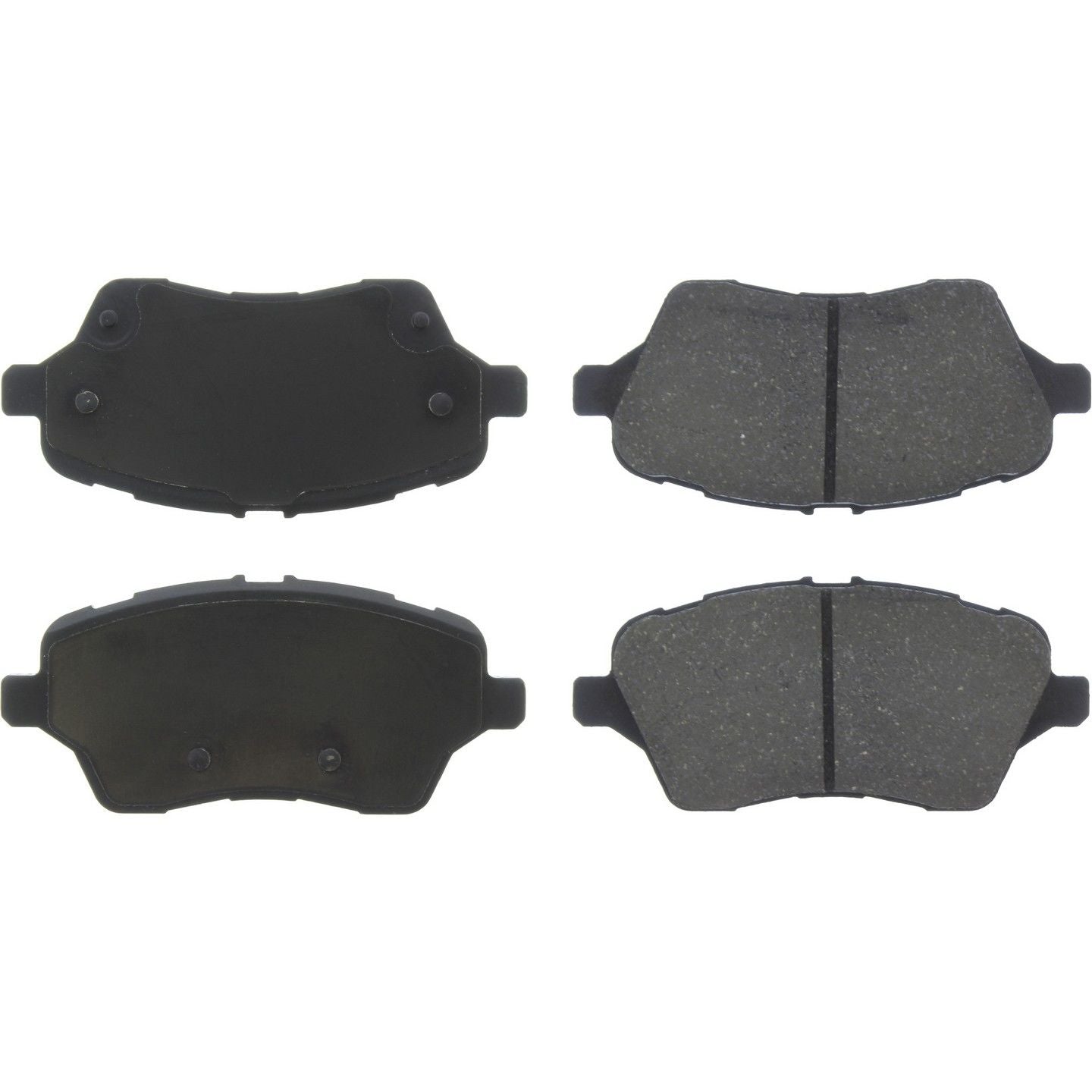 C-Tek Ceramic Brake Pads with Shims  top view frsport 103.17300