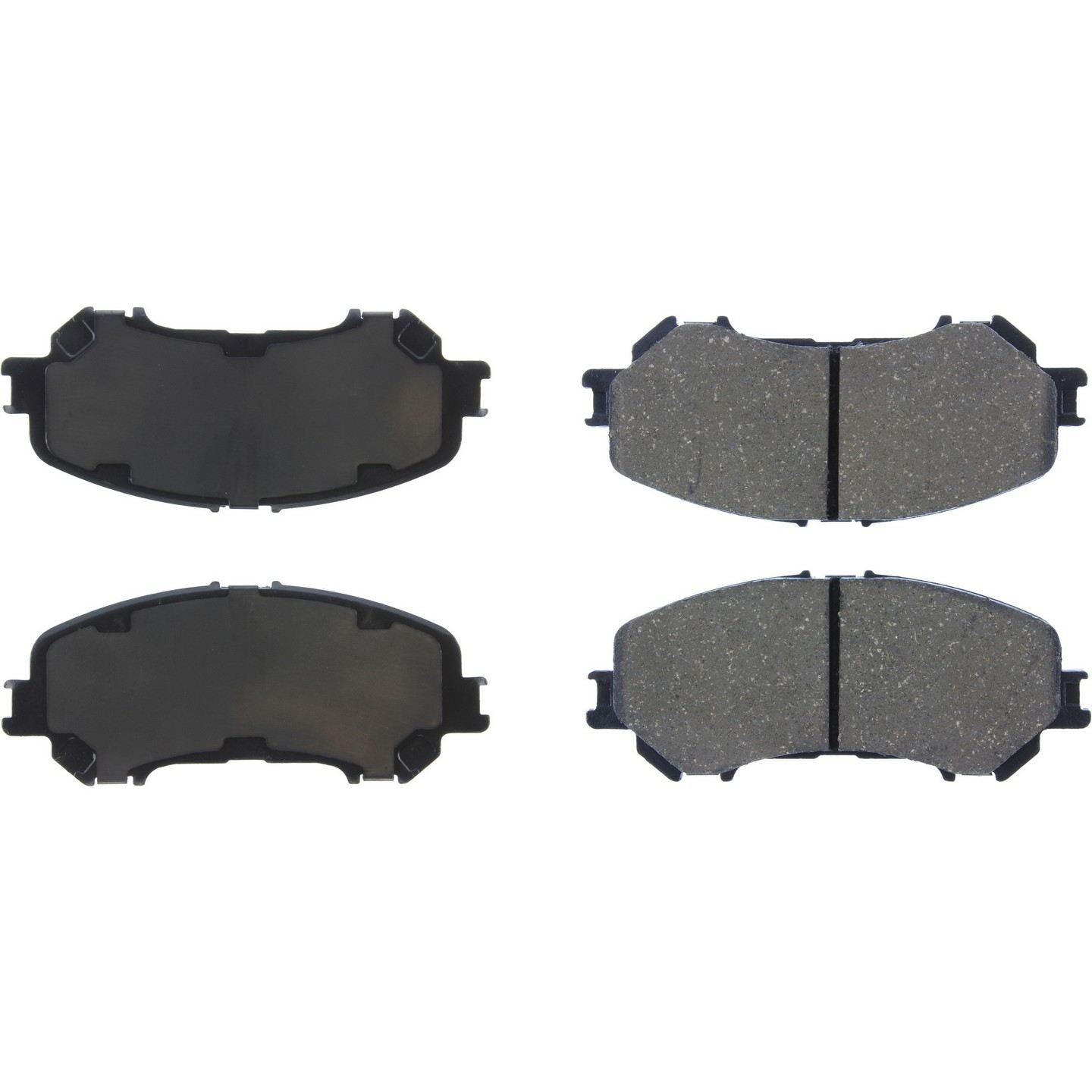 C-Tek Ceramic Brake Pads with Shims  top view frsport 103.17370