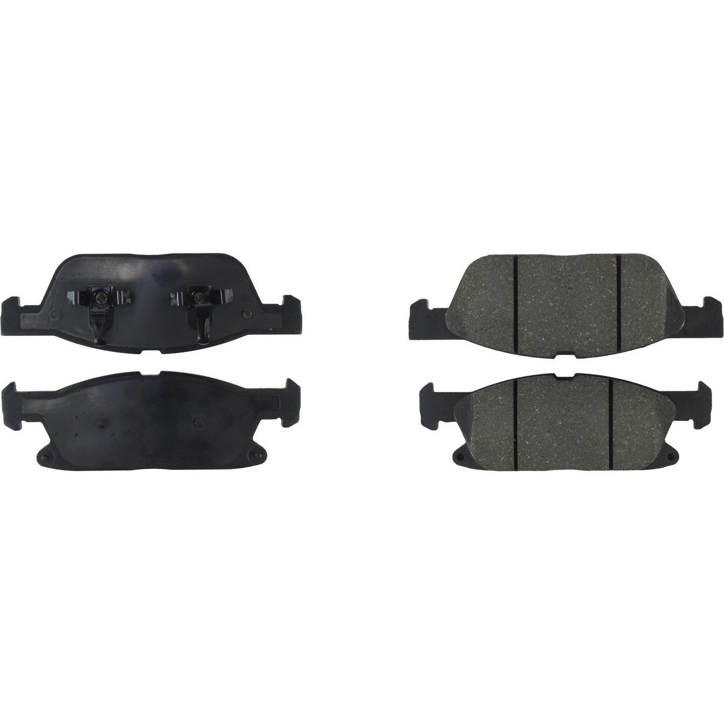 C-Tek Ceramic Brake Pads with Shims  top view frsport 103.18180