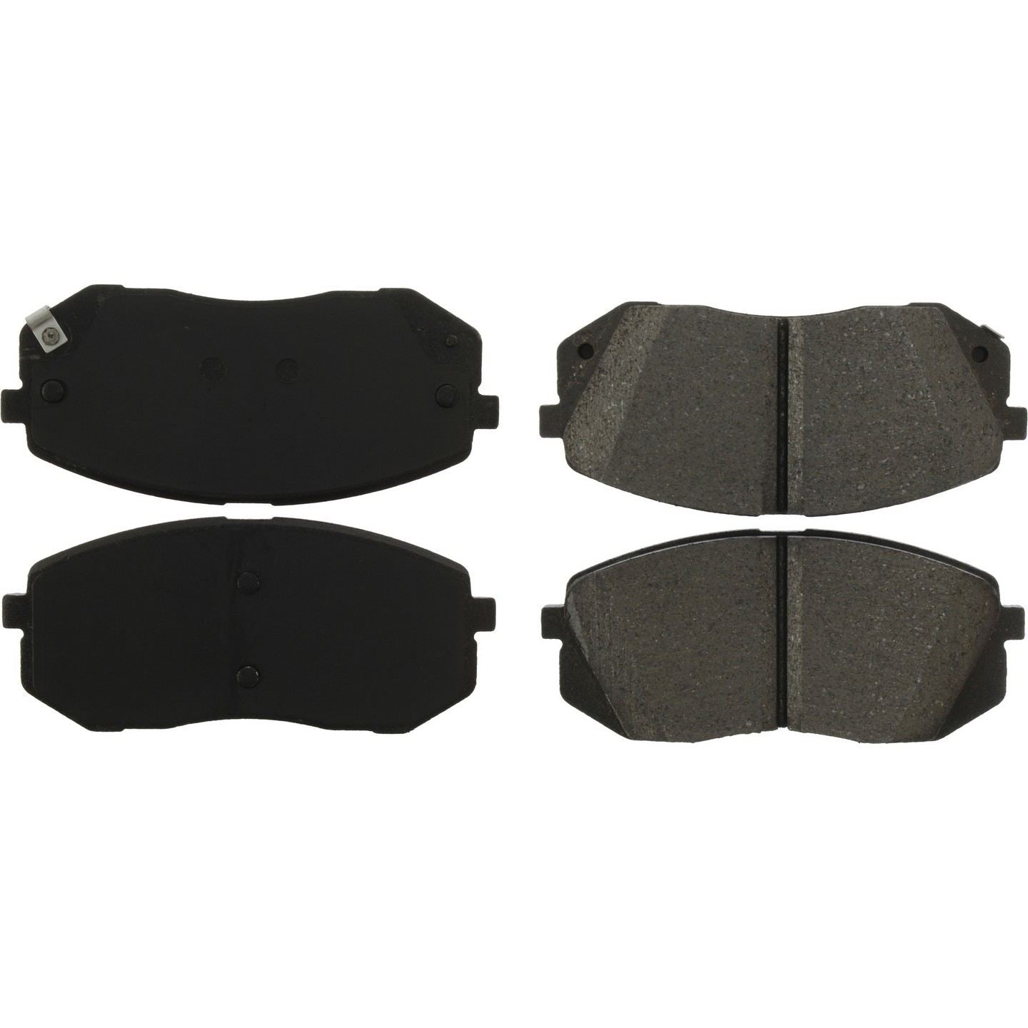 C-Tek Ceramic Brake Pads with Shims  top view frsport 103.18550