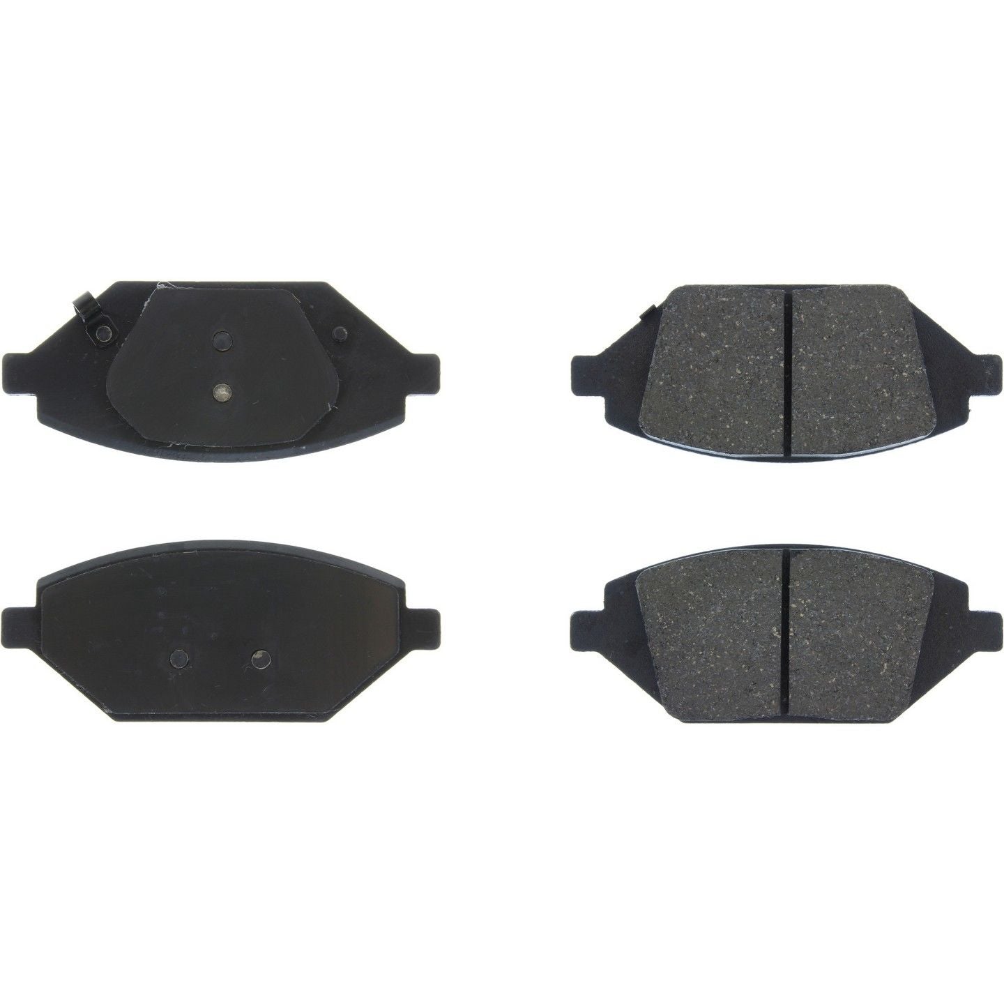 C-Tek Ceramic Brake Pads with Shims  top view frsport 103.18640