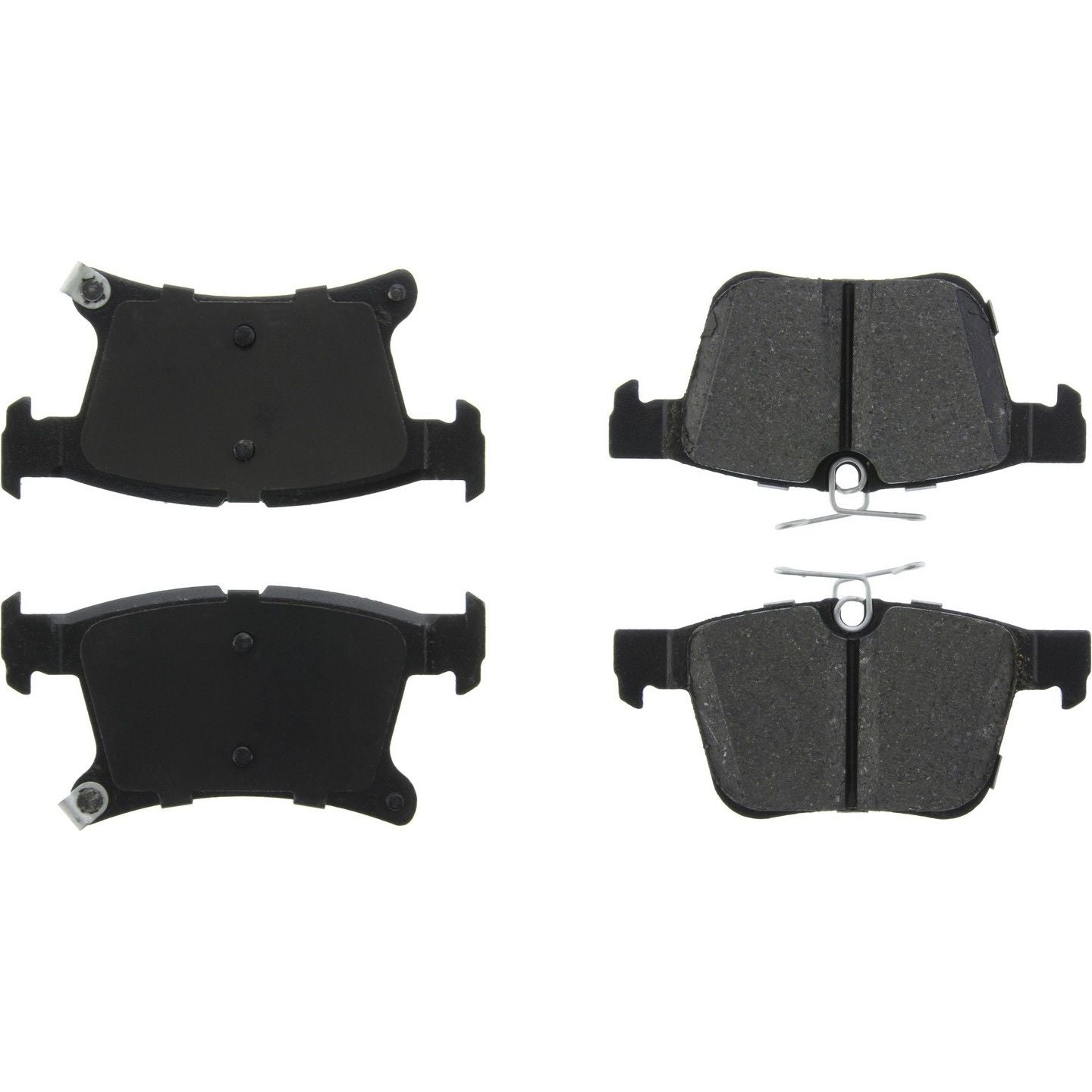 C-Tek Ceramic Brake Pads with Shims  top view frsport 103.19010