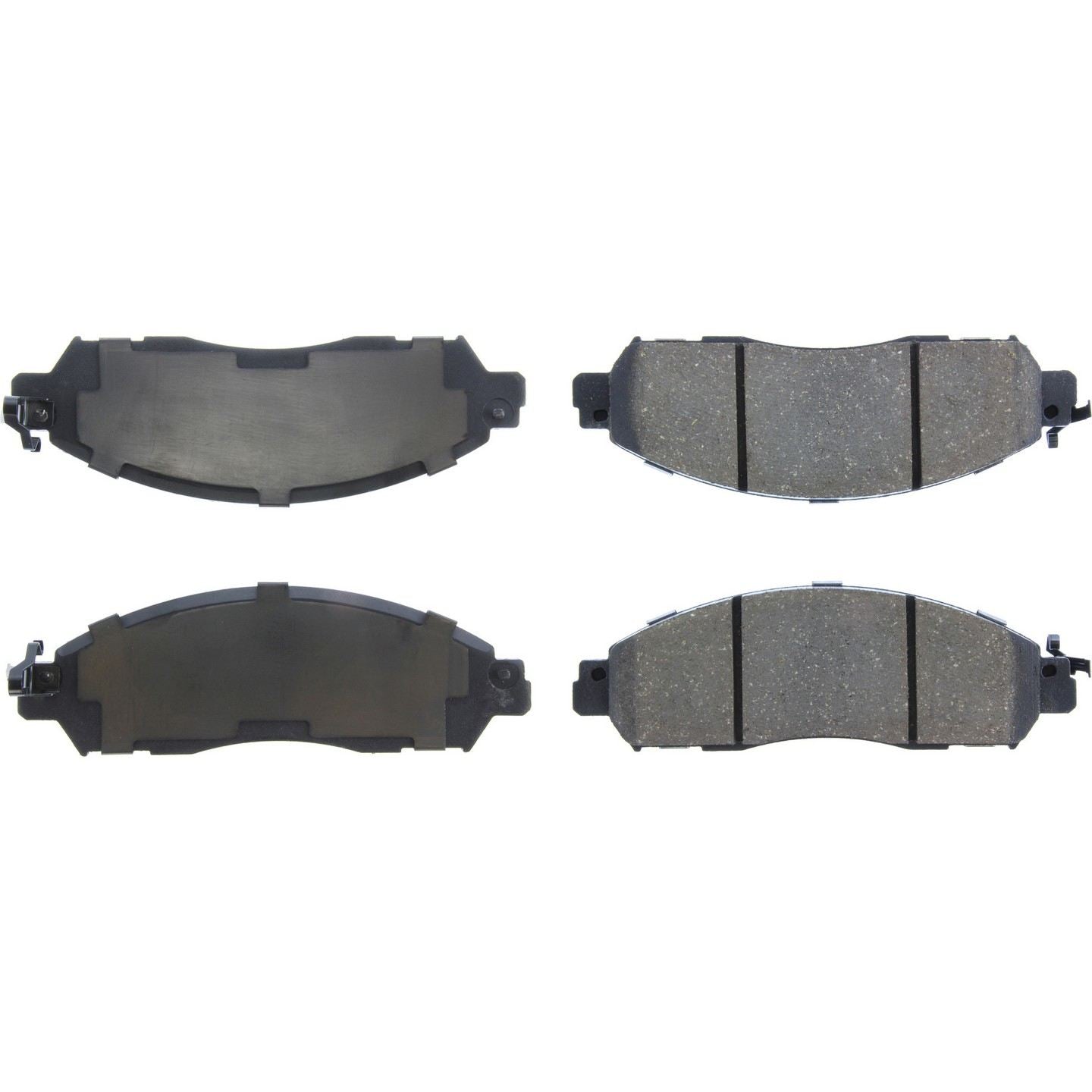 C-Tek Ceramic Brake Pads with Shims  top view frsport 103.19110