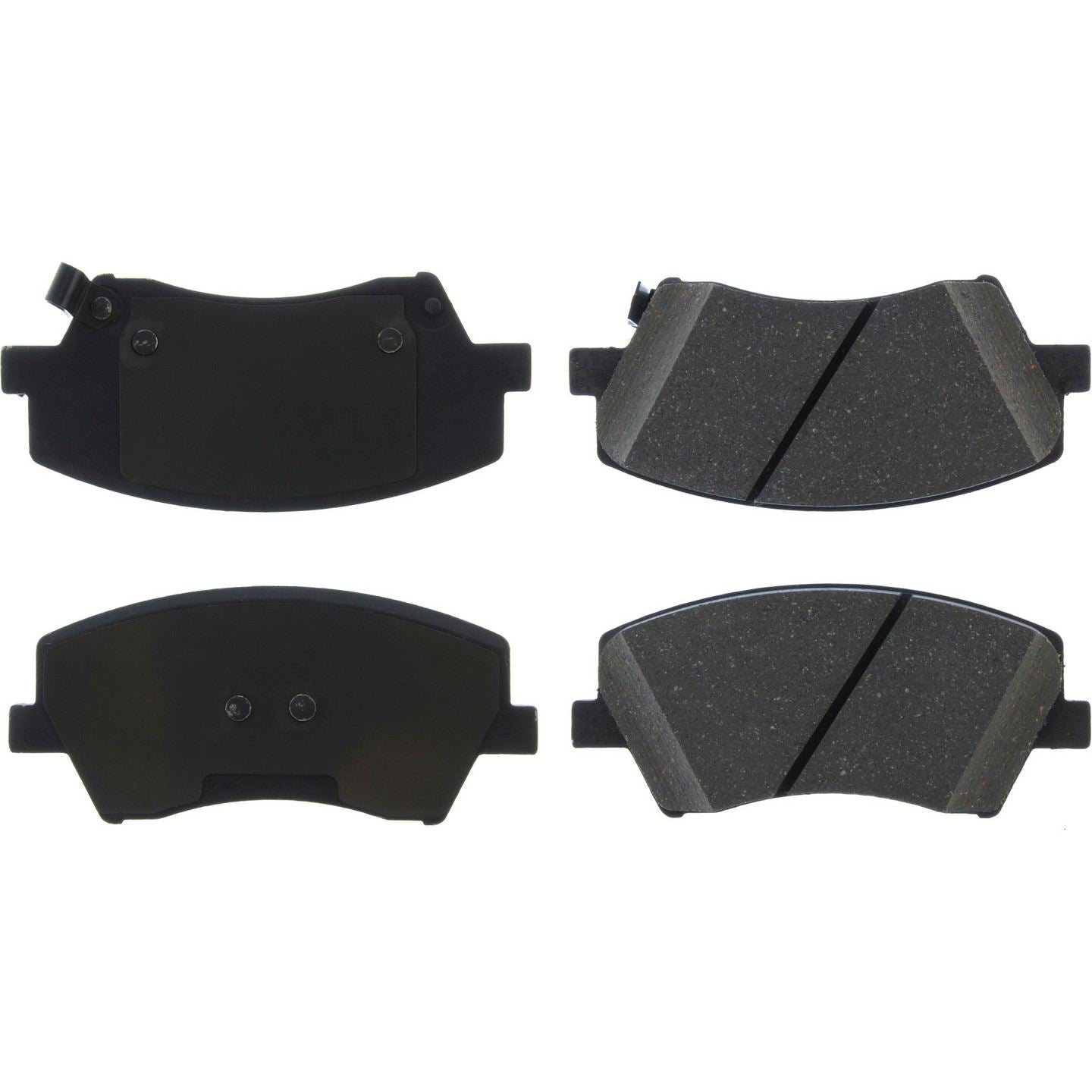 C-Tek Ceramic Brake Pads with Shims  top view frsport 103.19120