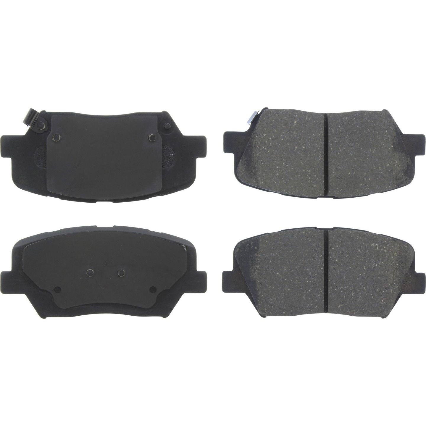 C-Tek Ceramic Brake Pads with Shims  top view frsport 103.20230