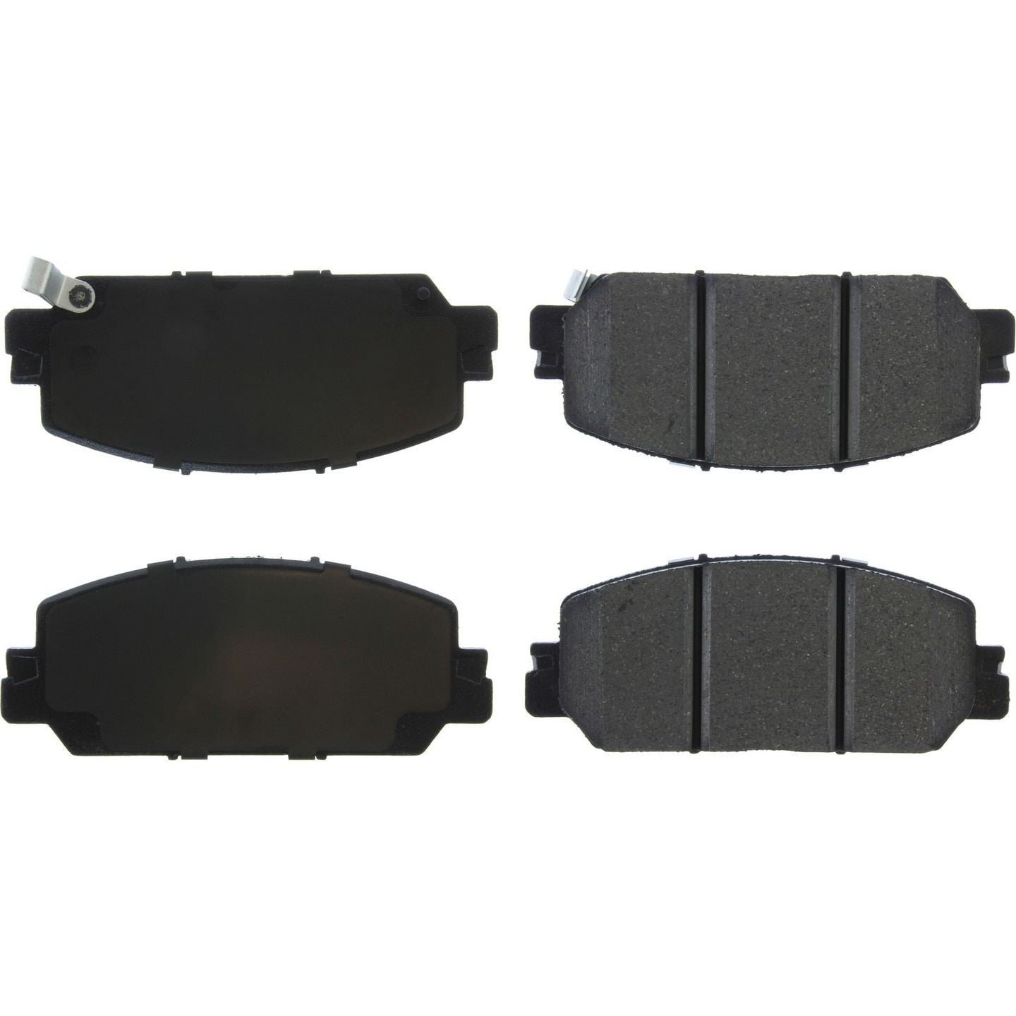 C-Tek Ceramic Brake Pads with Shims  top view frsport 103.20360