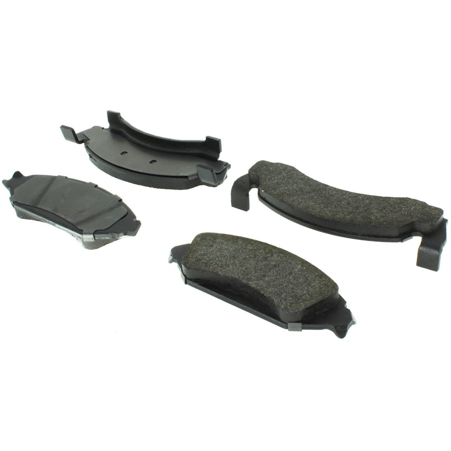 posi quiet semi-metallic brake pads with hardware  frsport 104.00500