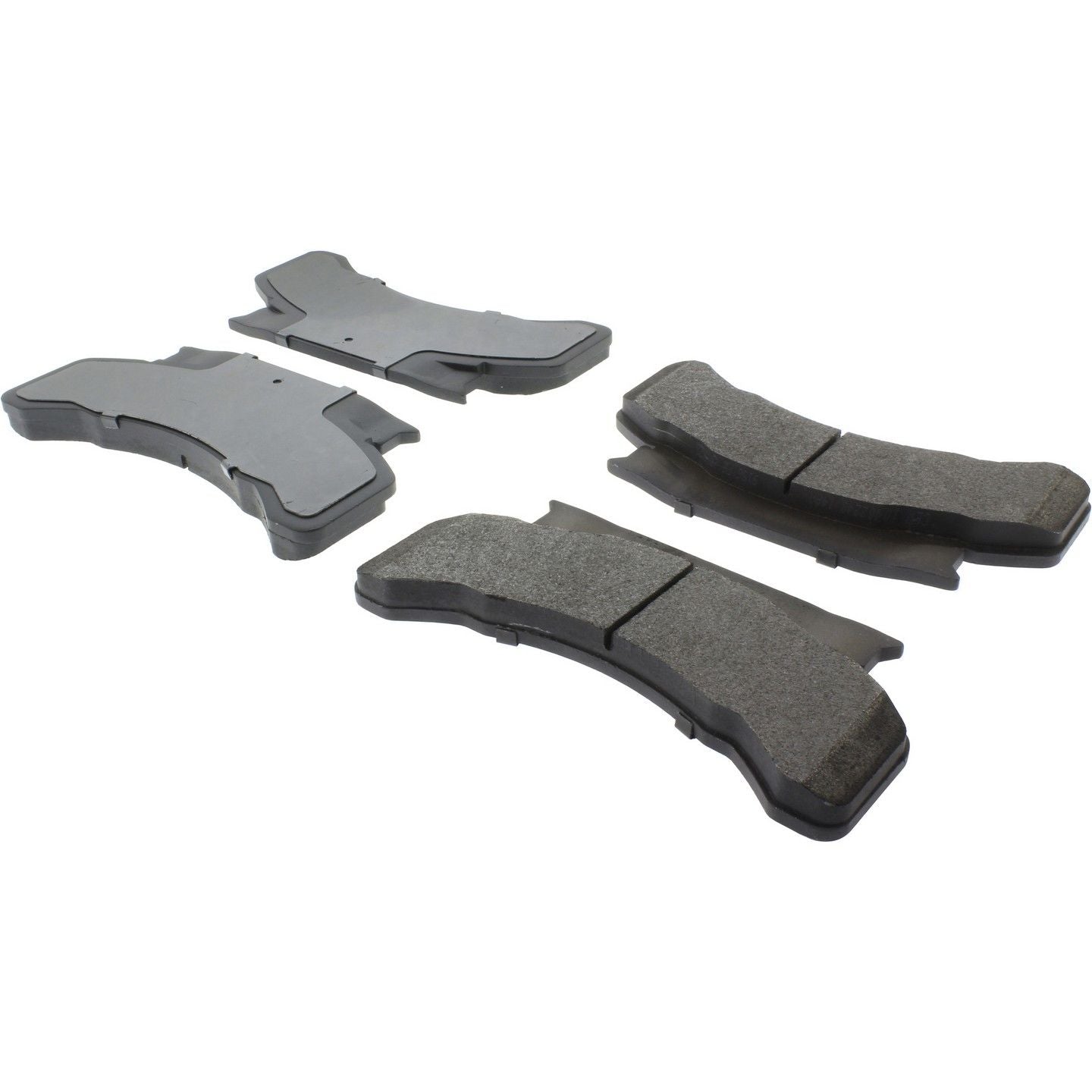 posi quiet semi-metallic brake pads with hardware  frsport 104.02240