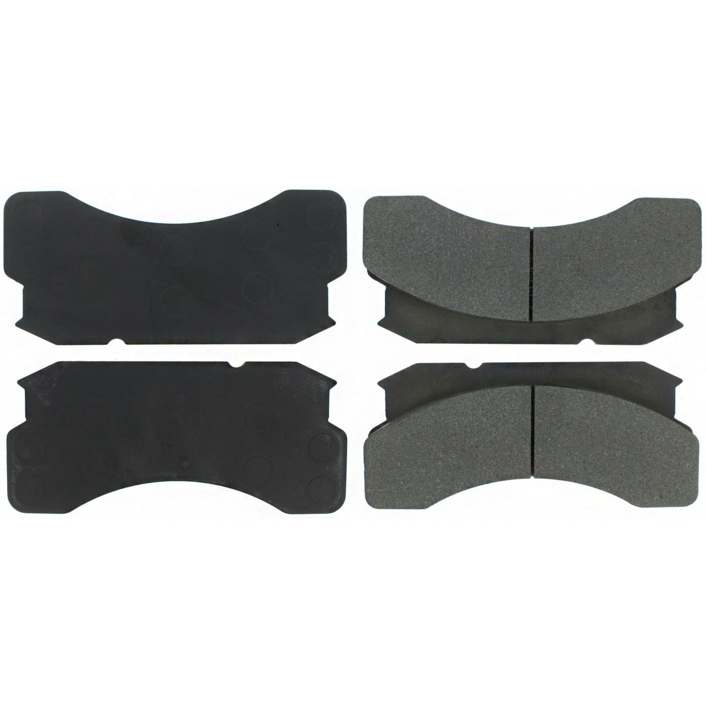 Posi Quiet Semi-Metallic Brake Pads  top view frsport 104.02360