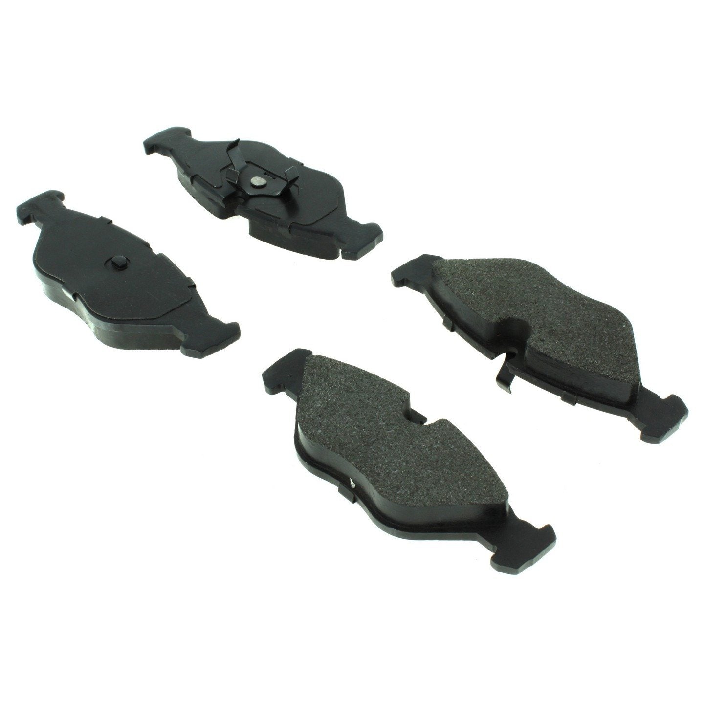 posi quiet semi-metallic brake pads with hardware  frsport 104.04030