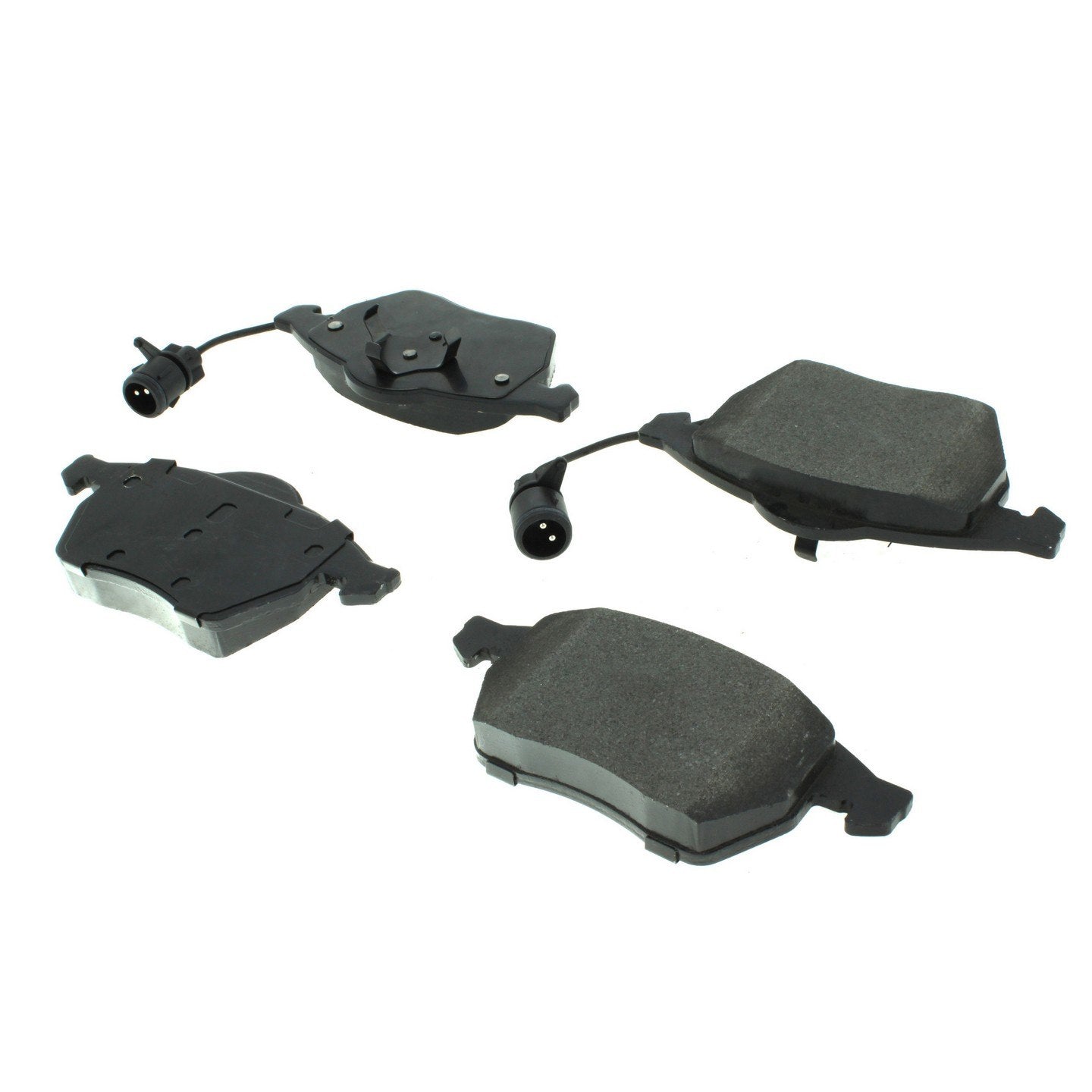 posi quiet semi-metallic brake pads with hardware  frsport 104.05550