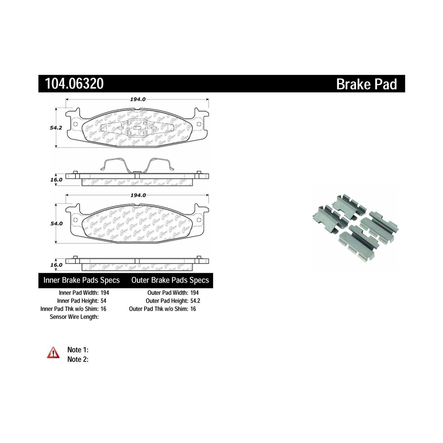 posi quiet semi-metallic brake pads with hardware  frsport 104.06320