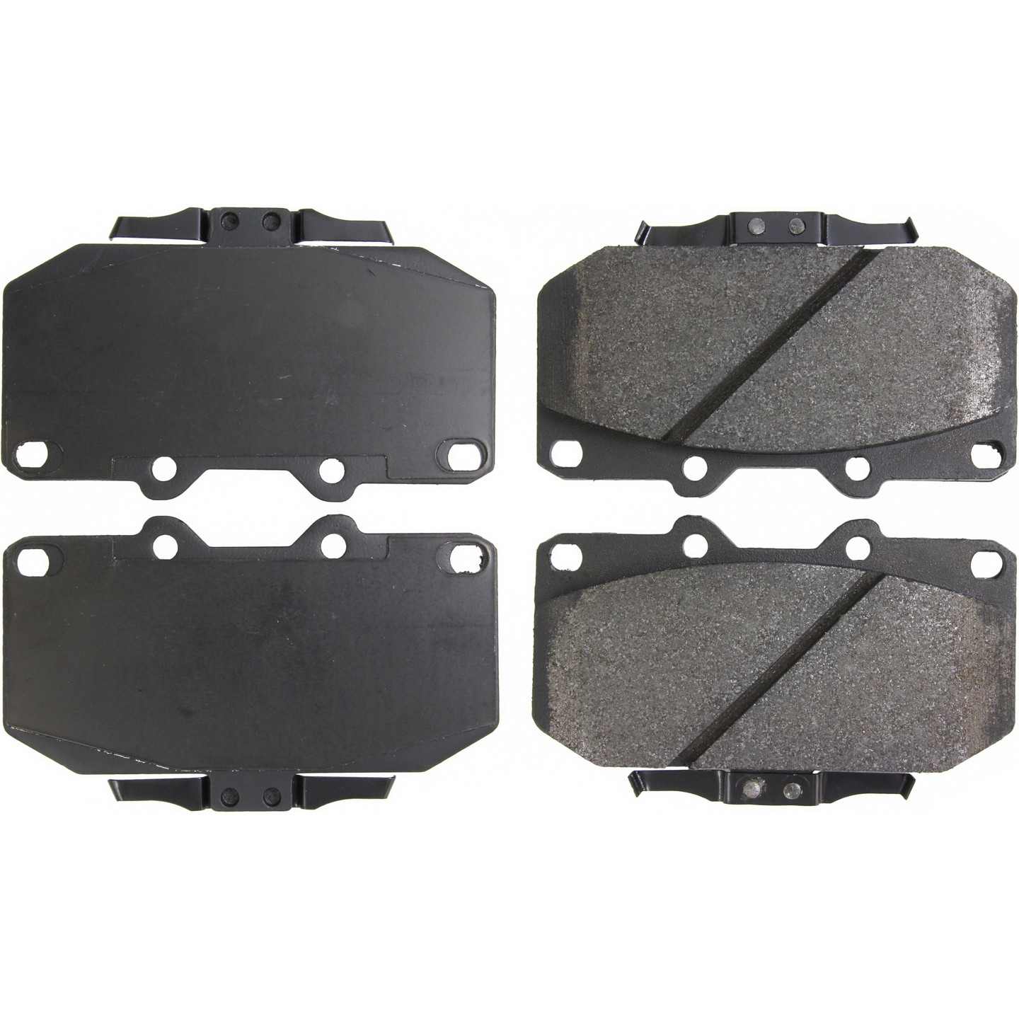 Stoptech PosiQuiet 89-96 Nissan 300ZX Semi-Metallic Front Brake Pads 104.06470