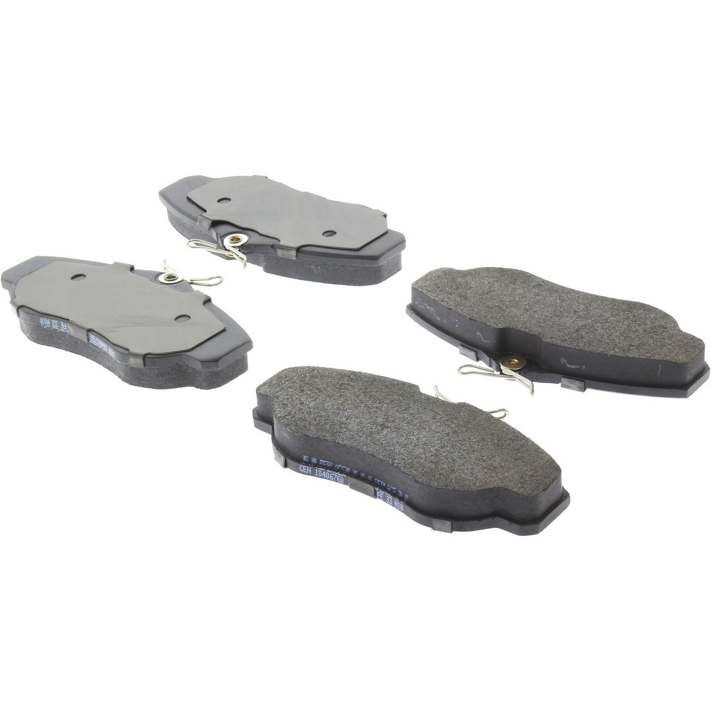 Stoptech Centric Posi-Quiet Semi-Metallic Brake Pads w/Hardware - Front 104.06760