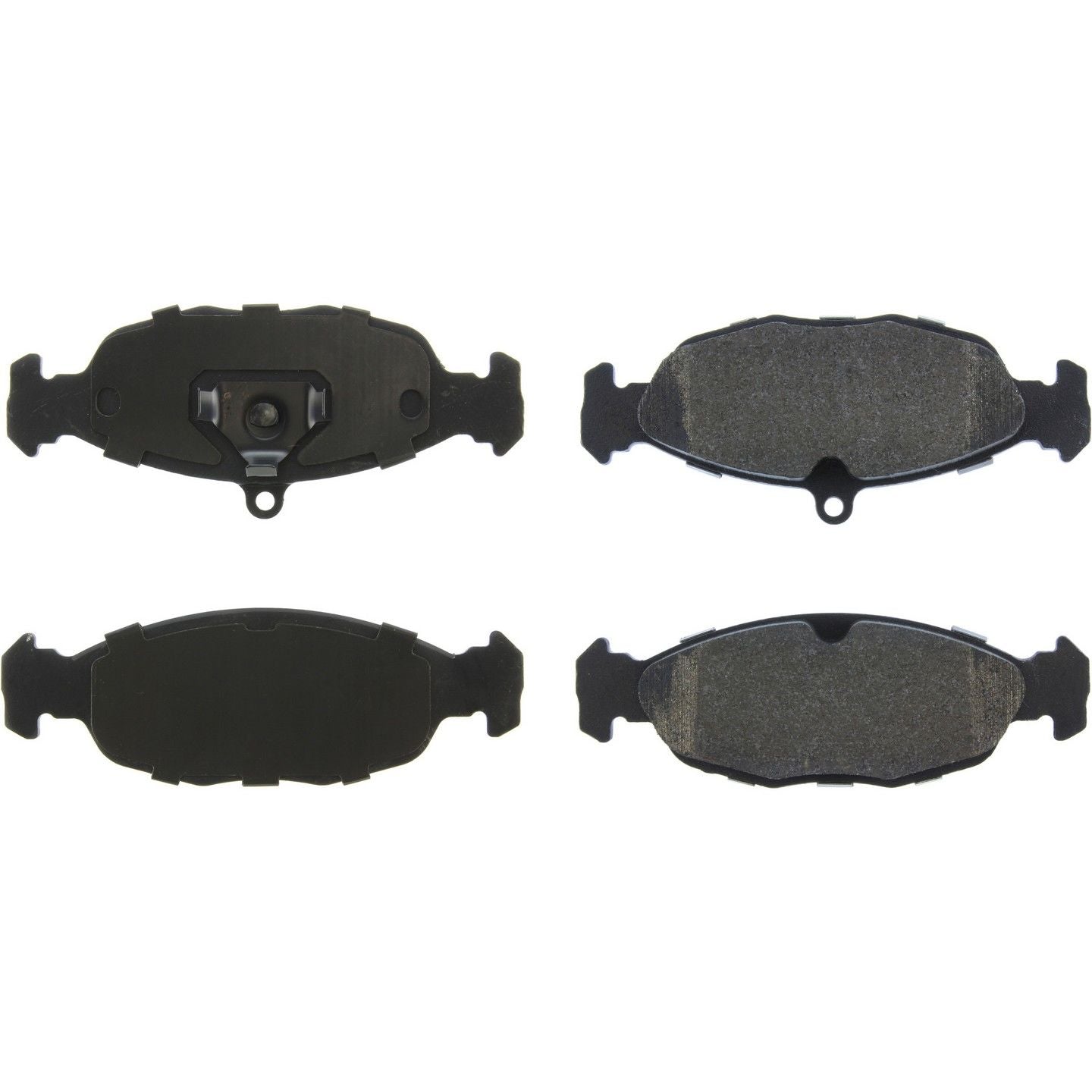 Stoptech PosiQuiet 95-97 Jaguar XJ R/ 96-97 XJ6/96 XJS Rear Semi Metallic Brake Pads 104.06880