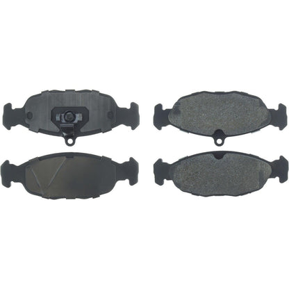 Stoptech PosiQuiet 98-03 Jaguar XJ8/Vanden Plas / 94-01 XJs / 97-06 XK8 Rear Brake Pads 104.06881