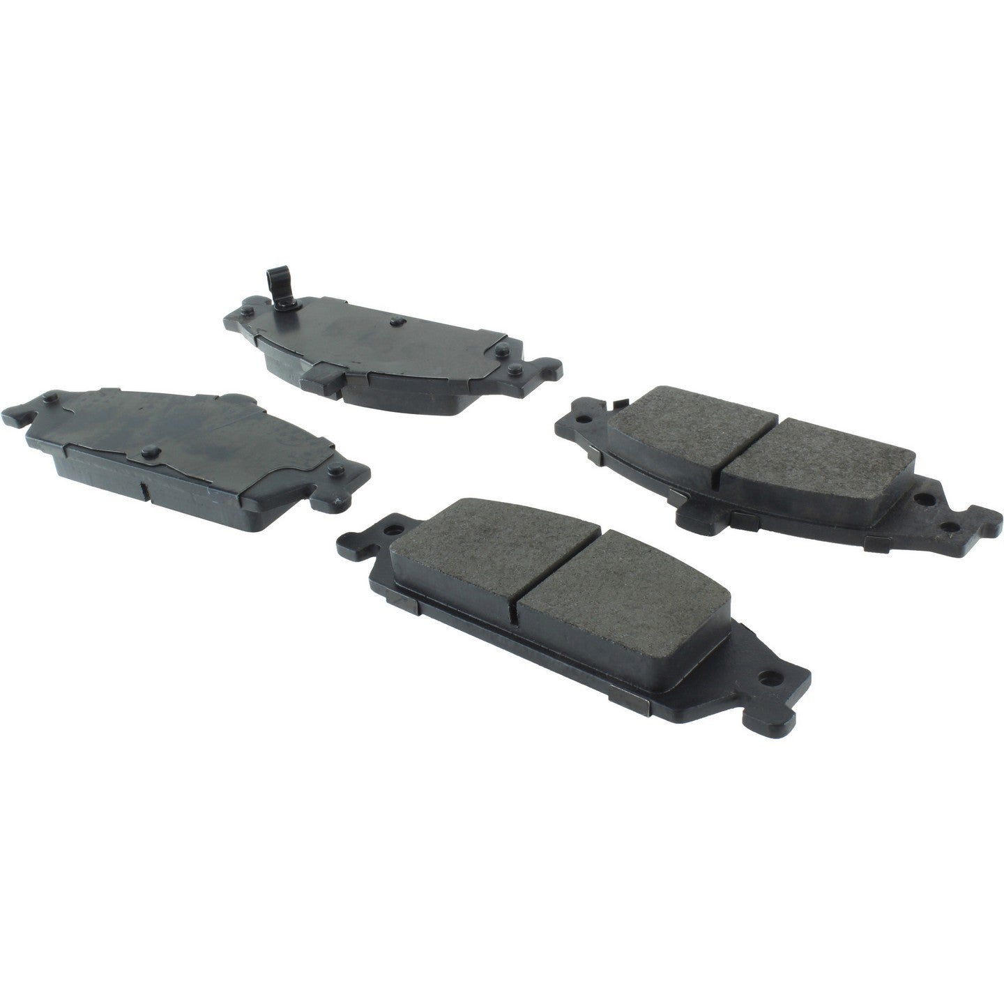 Stoptech PosiQuiet 97-05 Chevy Malibu Semi-Metallic Brake Pads with Hardware - Front 104.07270