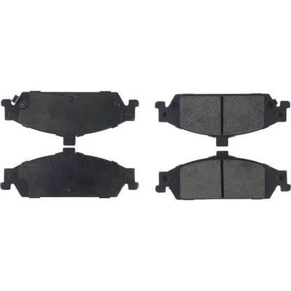 Stoptech PosiQuiet 97-05 Chevy Malibu Semi-Metallic Brake Pads with Hardware - Front 104.07270