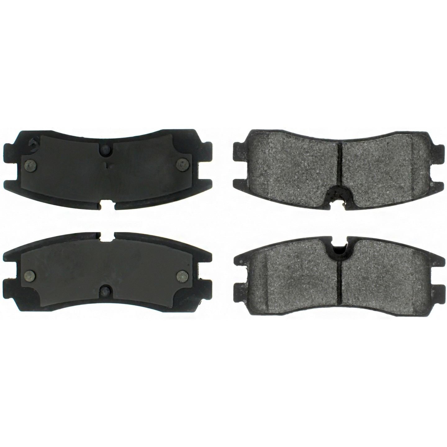 Stoptech Centric Posi-Quiet Semi-Metallic Brake Pads w/Hardware - Rear 104.07540