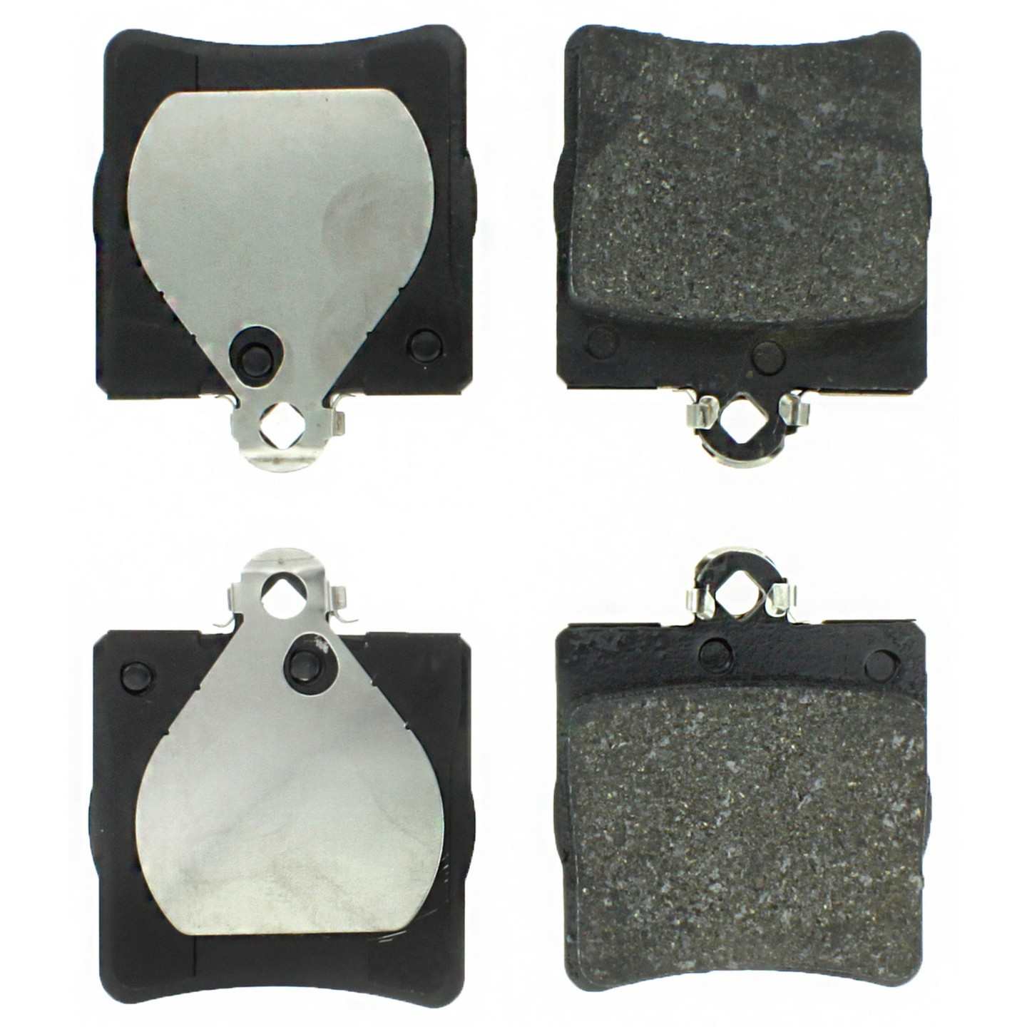 Stoptech Centric Posi-Quiet Semi-Metallic Brake Pads w/Hardware - Rear 104.07790