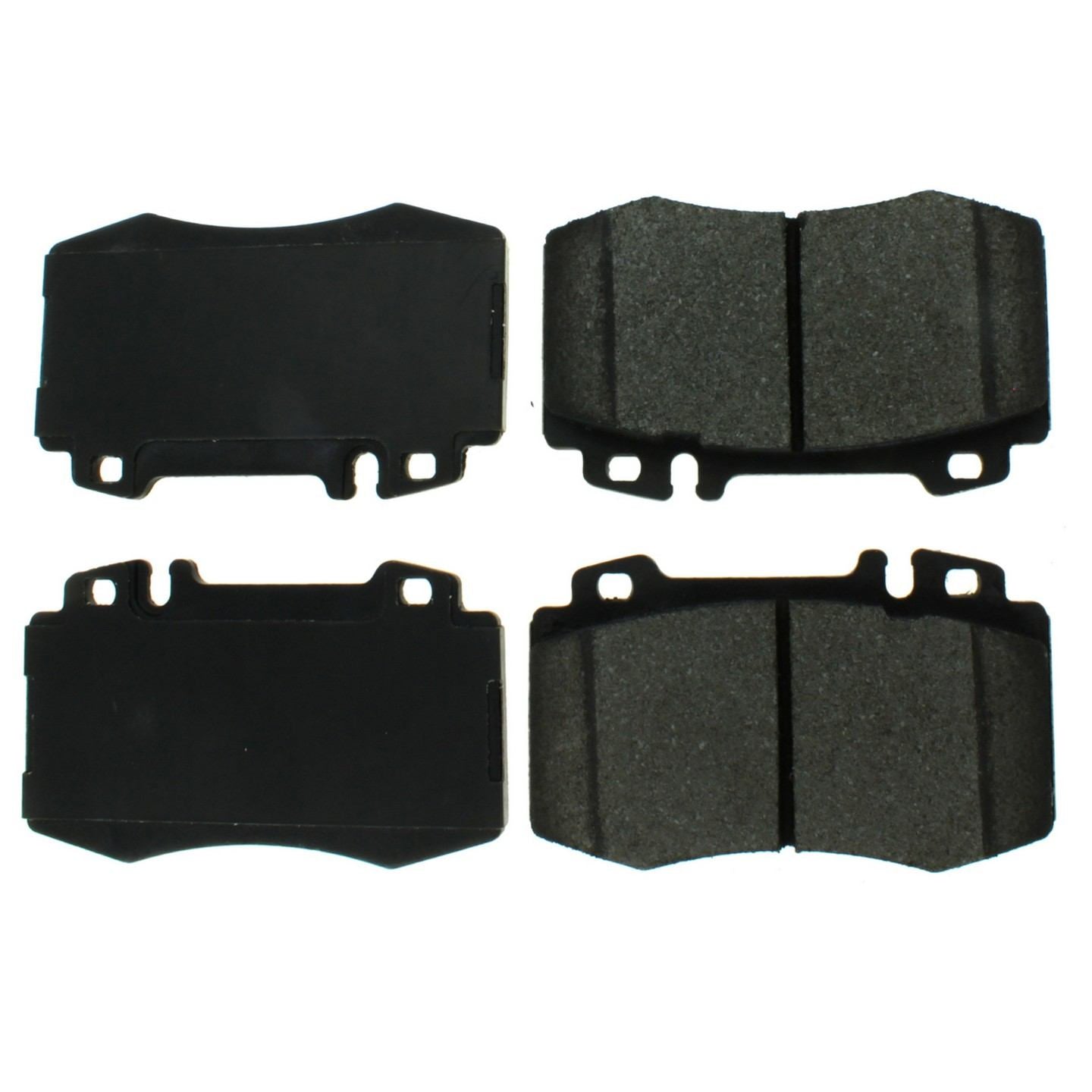 Posi Quiet Semi-Metallic Brake Pads with Hardware  top view frsport 104.08473