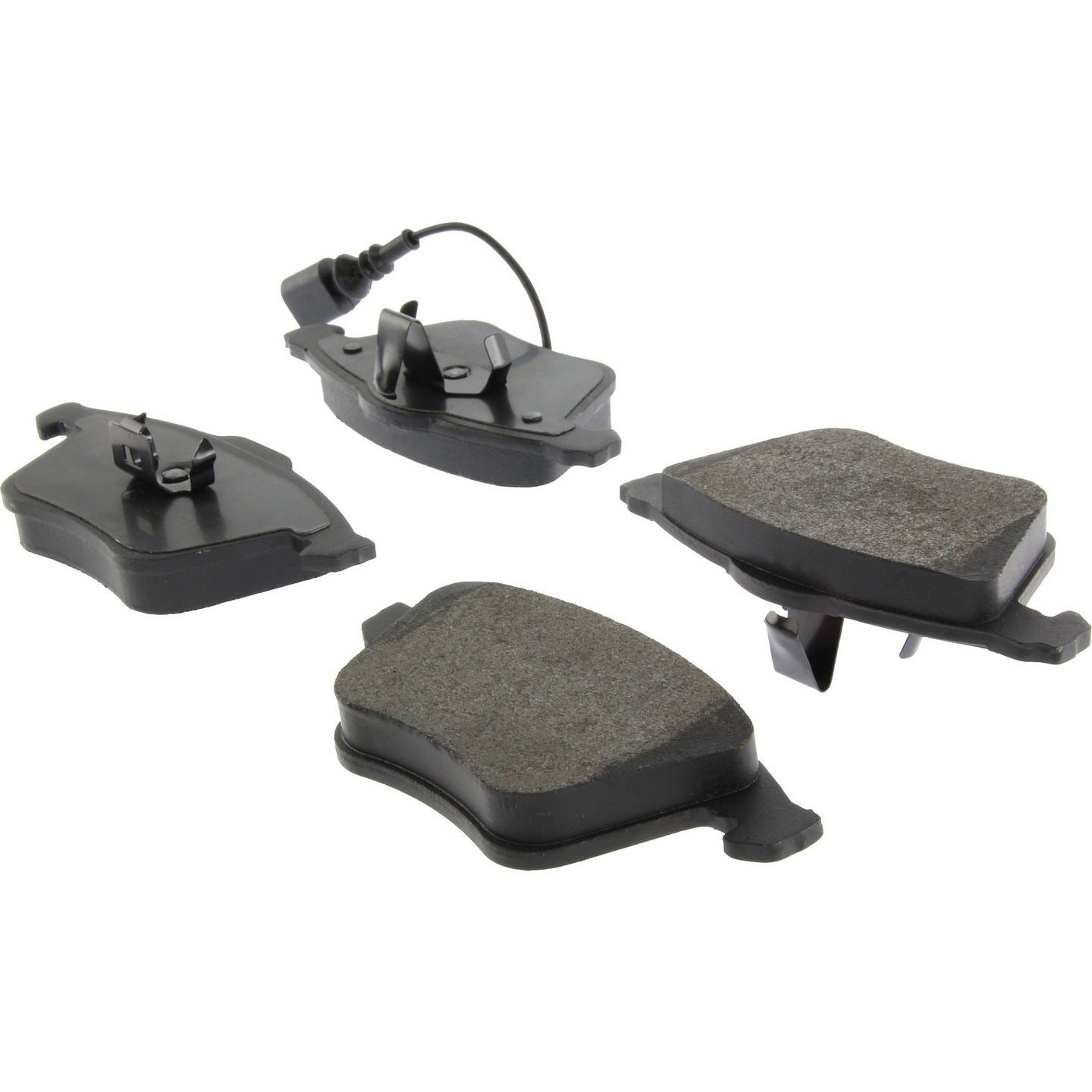 posi quiet semi-metallic brake pads with hardware  frsport 104.09153