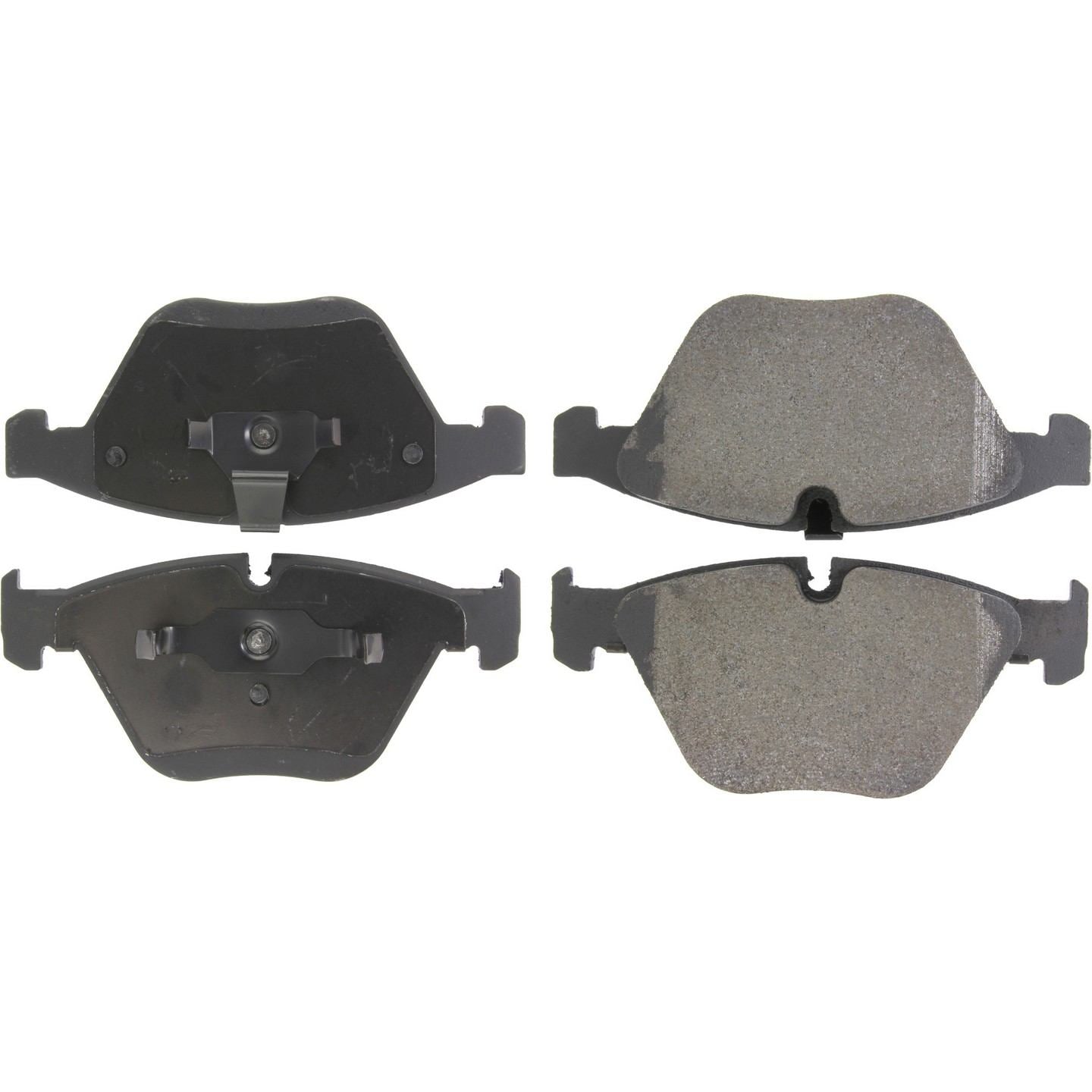 Stoptech PosiQuiet 14-15 BMW X1 / 2015 BMW ZR Semi-Metallic Front Brake Pads 104.09181