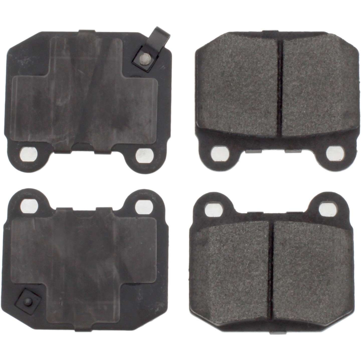 Stoptech PosiQuiet 03-06 Mitsubishi Evolution Rear Semi-Metallic Brake Pads 104.09611