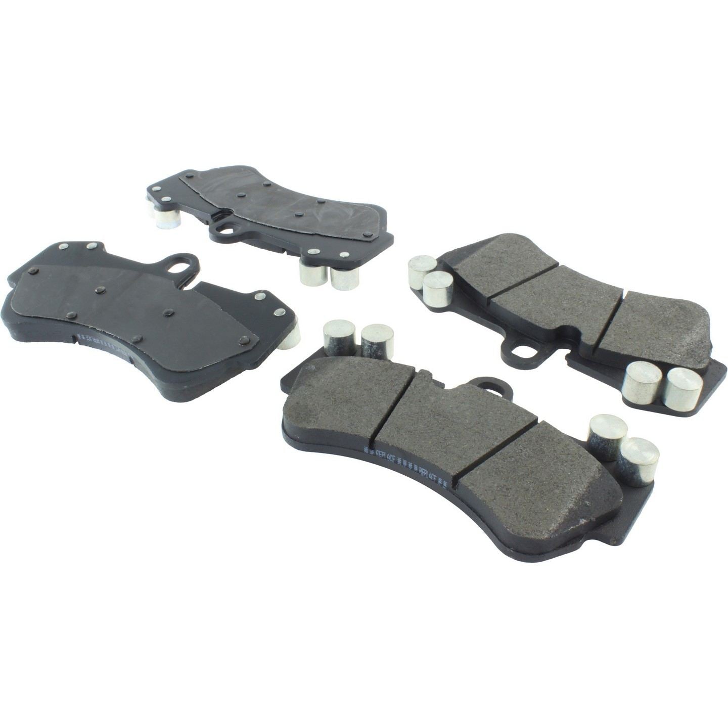 Stoptech PosiQuiet 04-10 Porsche Cayenne/04-07 VW Touareg Premium Semi Metallic Front Brake Pads 104.10070