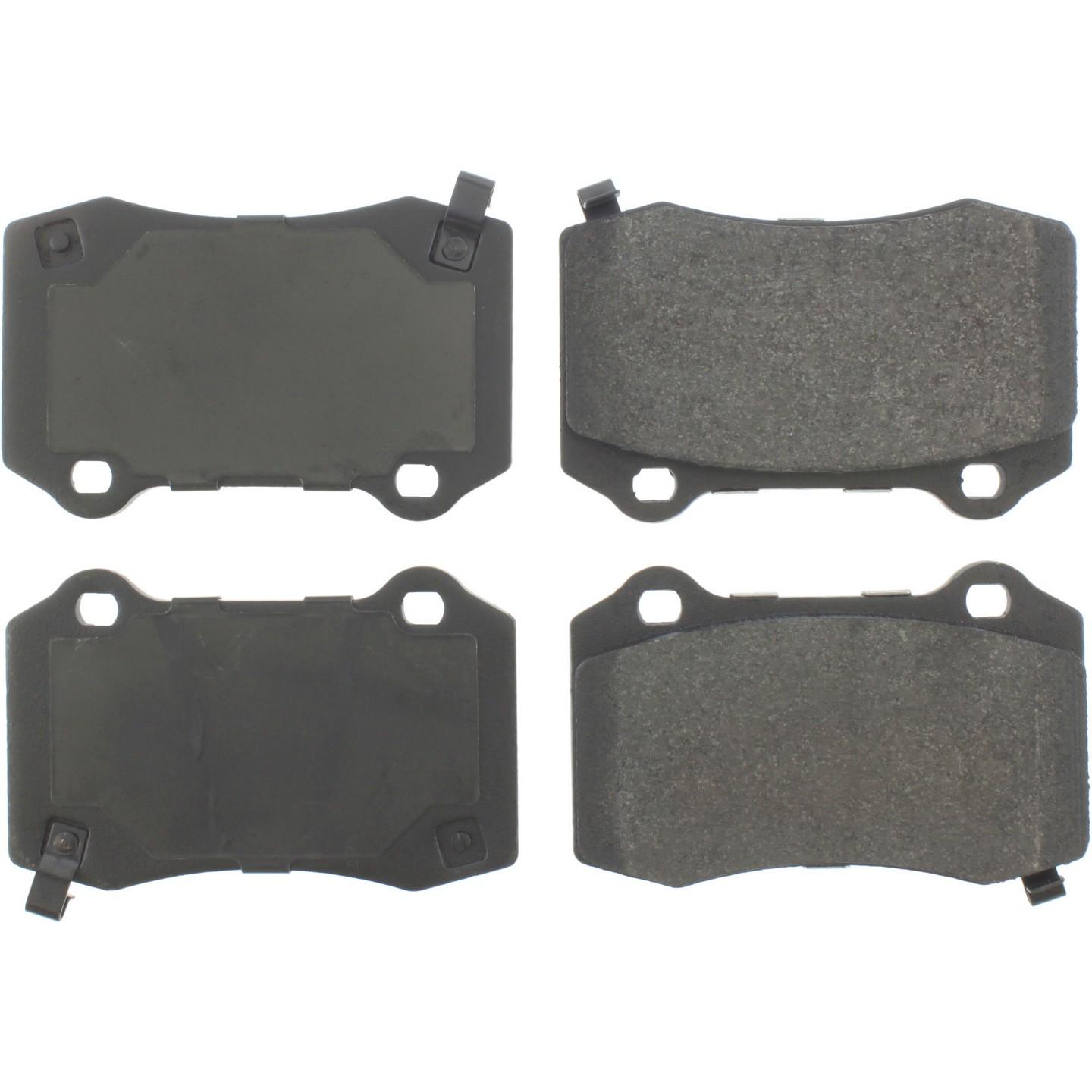 Stoptech PosiQuiet 06-08 Grand Cherokee SRT-8 / 08 Challenger SRT-8 Deluxe Plus Rear Brake Brake Pads 104.10530