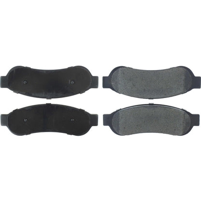 Stoptech Centric Posi-Quiet Semi-Metallic Brake Pads w/Hardware - Front/Rear 104.10670