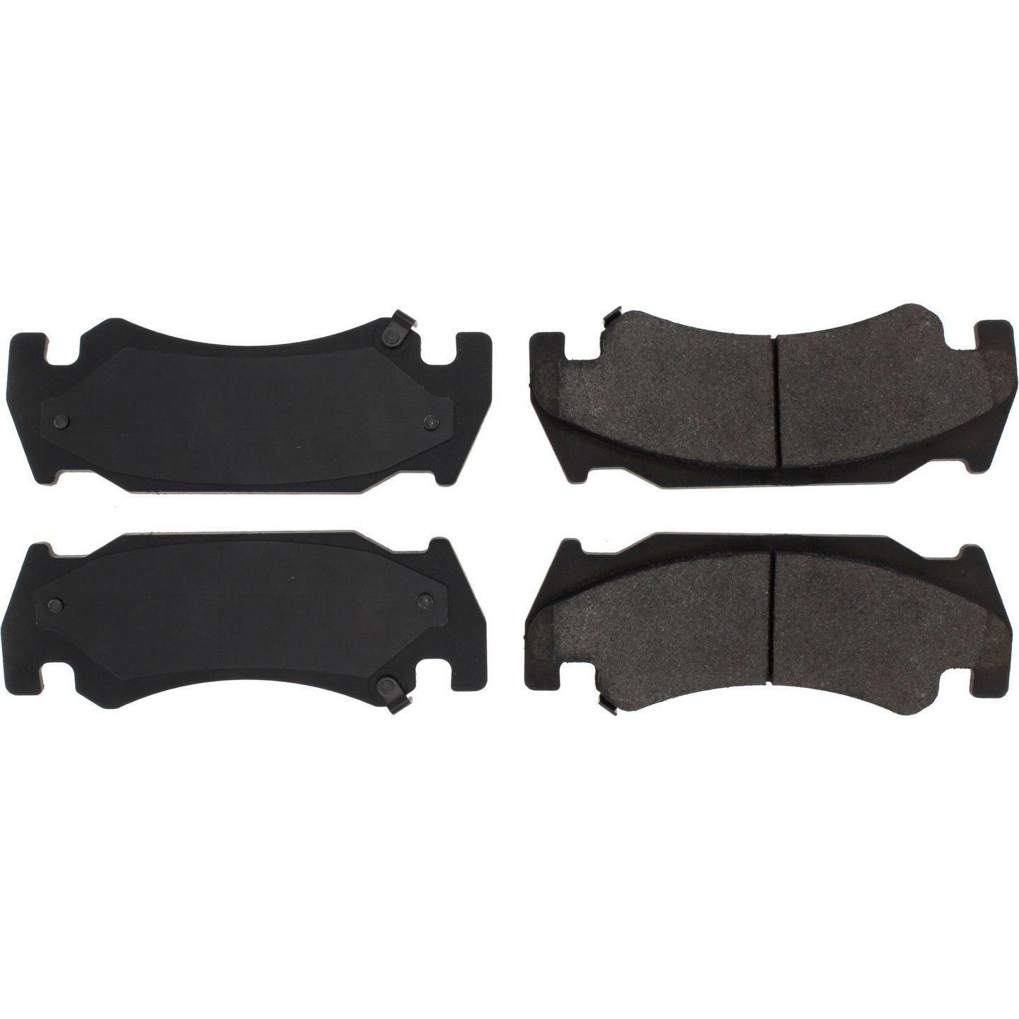 Posi Quiet Semi-Metallic Brake Pads with Hardware  top view frsport 104.10850