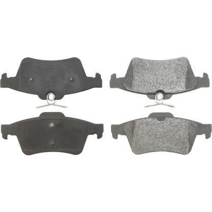 Stoptech PosiQuiet 07-09 Mazdaspeed3 / 06-07 Mazdaspeed6 / 06-07 Mazda3 Rear Brake Pads 104.10950