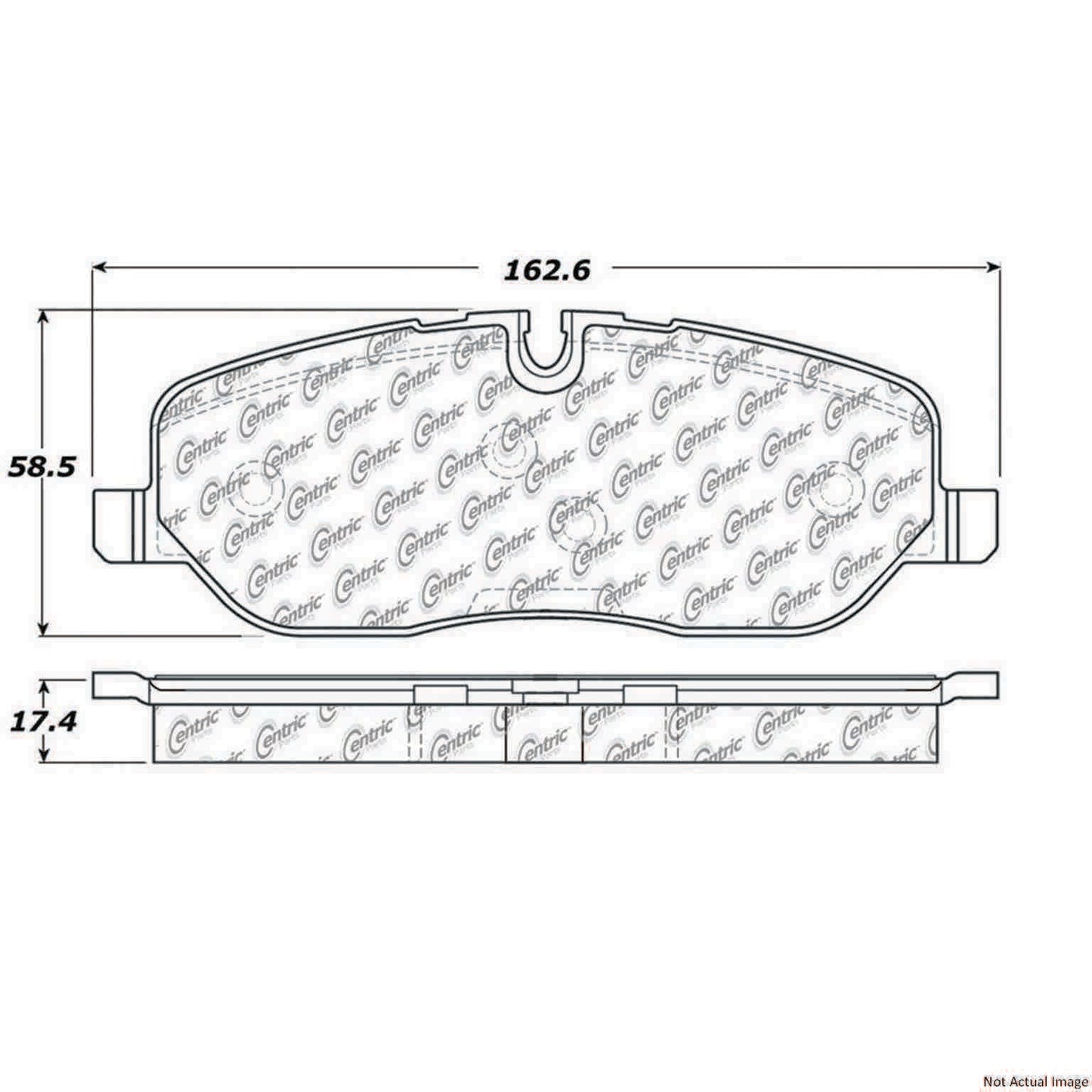 Stoptech PosiQuiet 05-09 Land Rover LR3 / 06-09 Range Rover HSE/Sport HSE Front Semi Metalic Brake Pads 104.10980