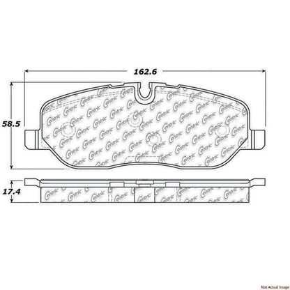 Stoptech PosiQuiet 05-09 Land Rover LR3 / 06-09 Range Rover HSE/Sport HSE Front Semi Metalic Brake Pads 104.10980