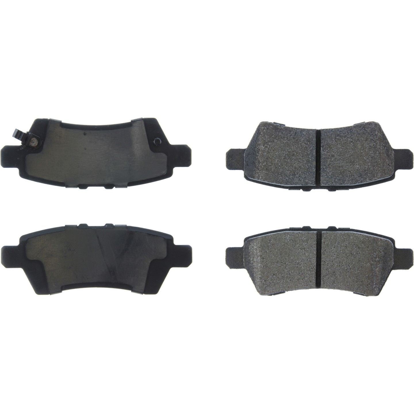 Posi Quiet Semi-Metallic Brake Pads with Hardware  top view frsport 104.11010