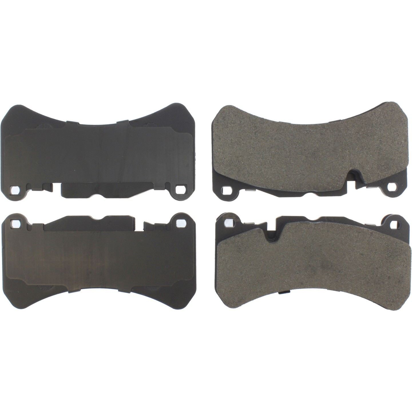 Stoptech PosiQuiet 05-11 Mercedes SLK55 AMG Premium Semi-Metallic Front Brake Pads 104.11160