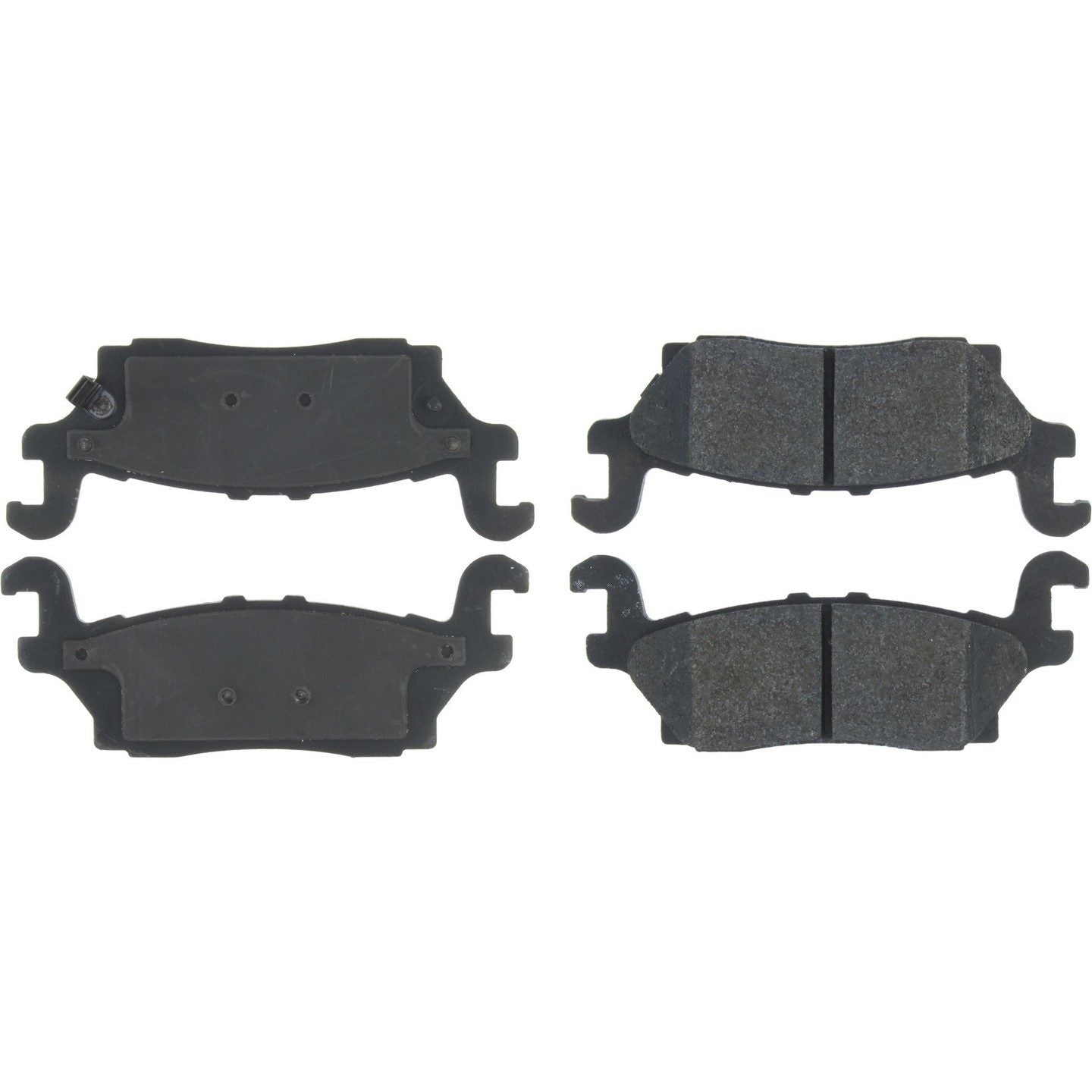 Stoptech PosiQuiet 06-08 Hummer H3 Semi-Metallic Rear Brake Pads 104.11200