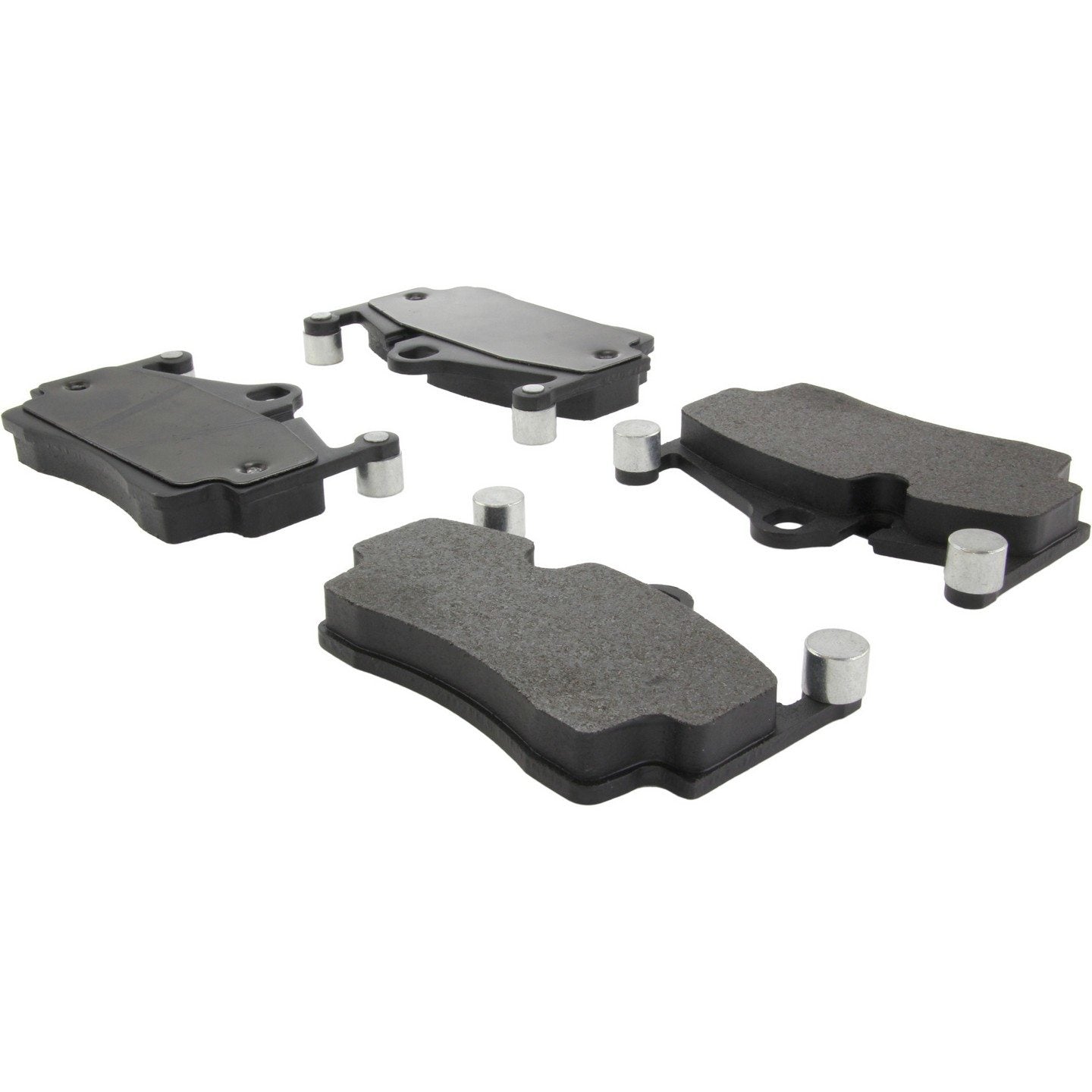 Stoptech PosiQuiet 05-16 Porsche Boxster Premium Semi Metallic Rear Brake Pads 104.11340