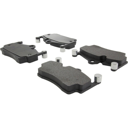 Stoptech PosiQuiet 05-16 Porsche Boxster Premium Semi Metallic Rear Brake Pads 104.11340
