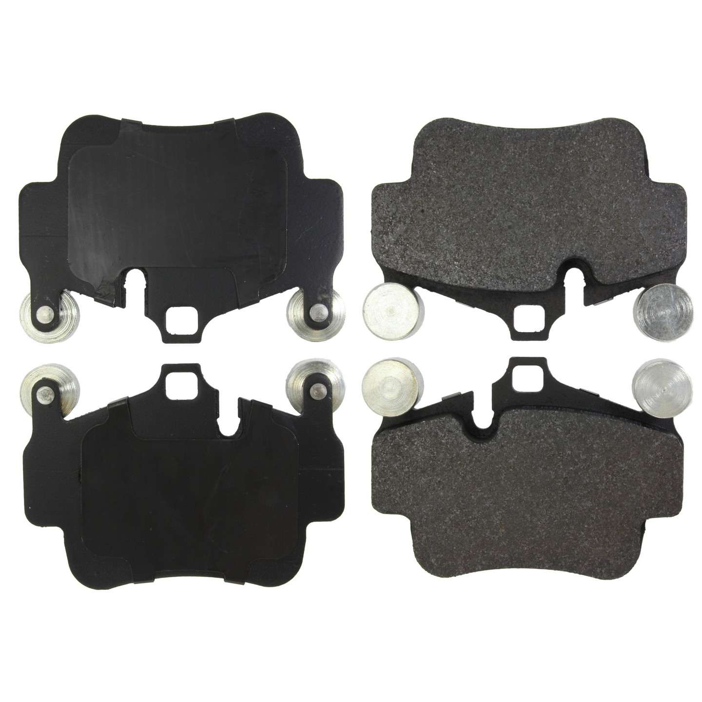 Stoptech PosiQuiet 05-16 Porsche Boxster / 01-12 Porsche 911 Rear Semi-Metallic Brake Pads 104.11350