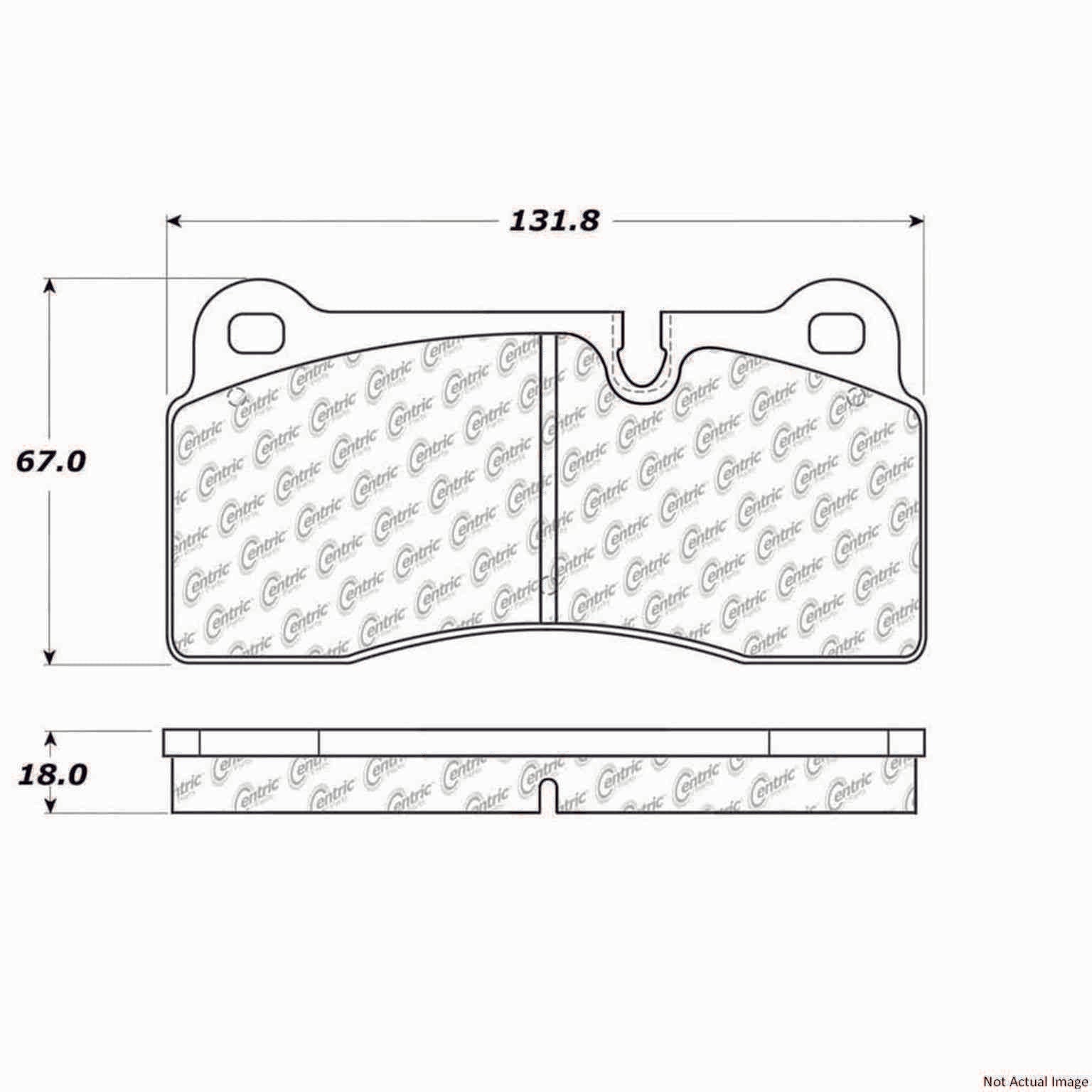 Stoptech PosiQuiet 95-01 Lamborghini Diablo Premium Rear Semi-Metallic Brake Pads 104.11550