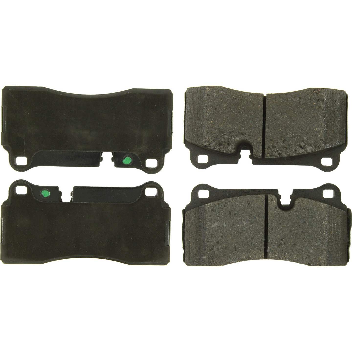 Stoptech PosiQuiet 15-18 BMW M3 (w/M Carbon Brakes) Premium Rear Semi-Metallic Brake Pads 104.11553