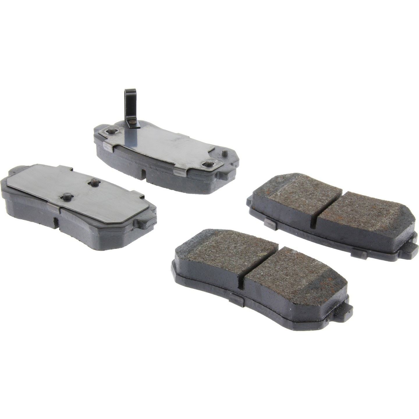 Stoptech Centric Posi-Quiet Semi-Metallic Brake Pads w/Hardware - Rear 104.11570