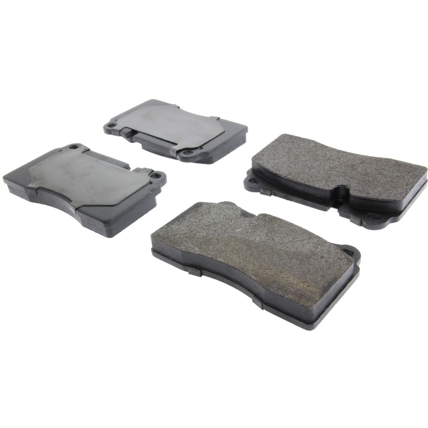 posi quiet semi-metallic brake pads with hardware  frsport 104.11650