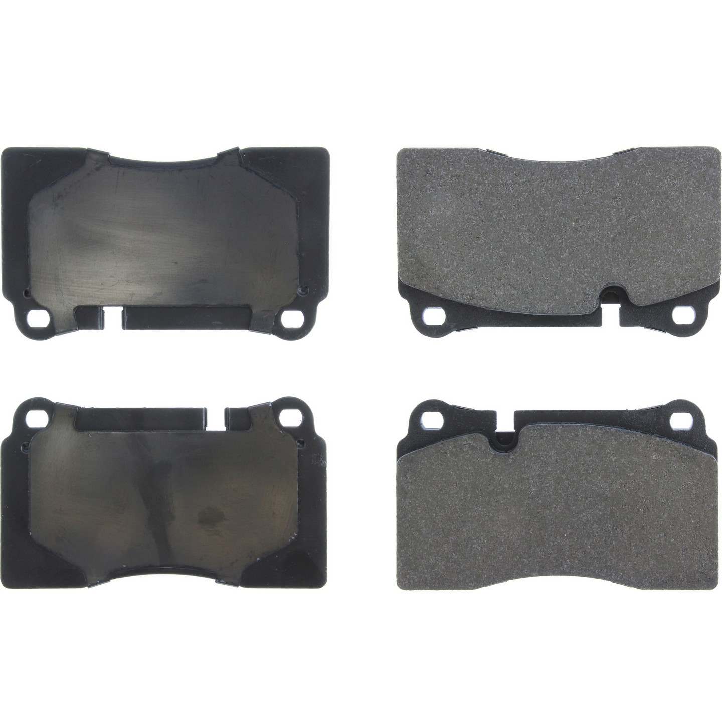 Stoptech PosiQuiet 06-14 Volkswagen Touareg/09-13 Chevy Corvette Front Semi-Metallic Brake Pads 104.11650